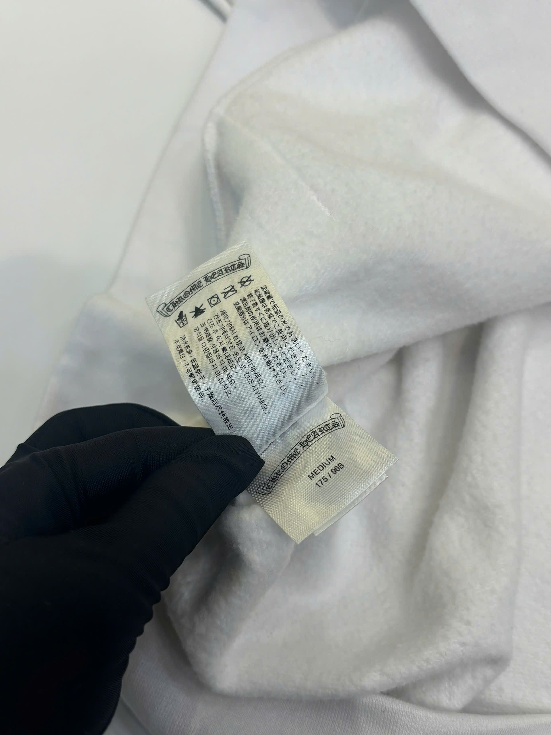 Chrome Hearts CHROME HEARTS FLEECE ZIP BLUE PRINT HOODIE WHITE Size US M / EU 48-50 / 2 - 11 Thumbnail