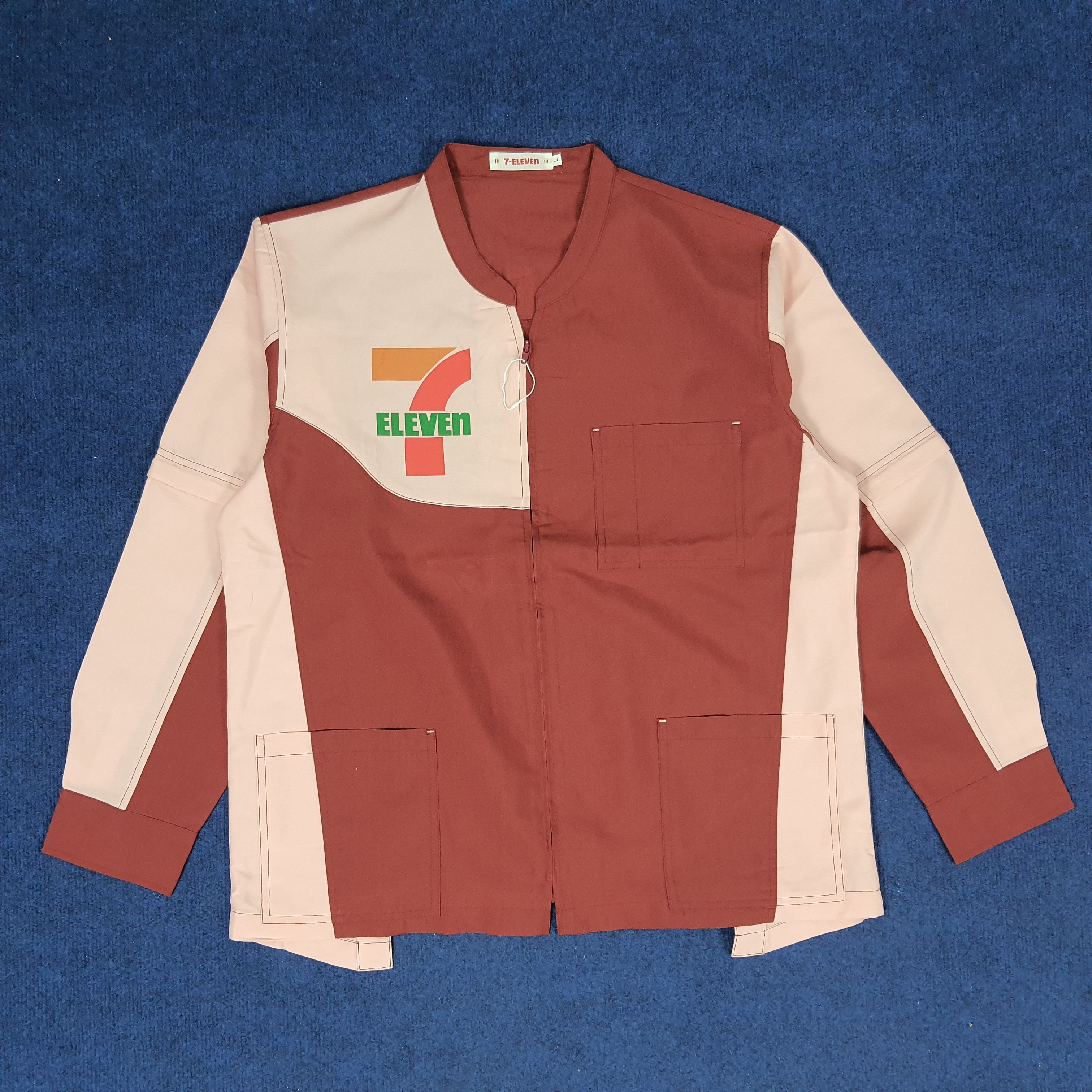 Japanese Brand × Vintage Vintage 7 Eleven Japanese Brand Staff Uniform Jacket Size US L / EU 52-54 / 3 - 1 Thumbnail