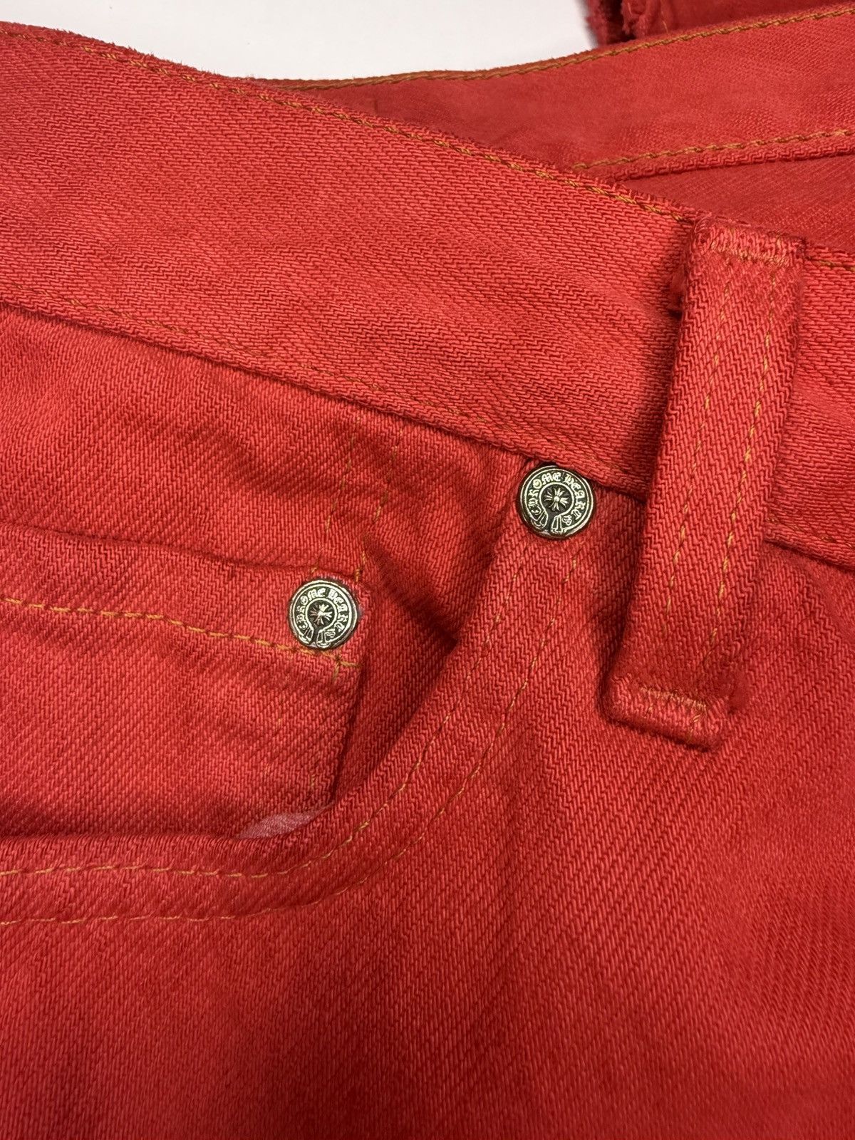 Chrome Hearts Chrome Hearts Red Paris Exclusive Patch Denim Size US 34 / EU 50 - 11 Thumbnail