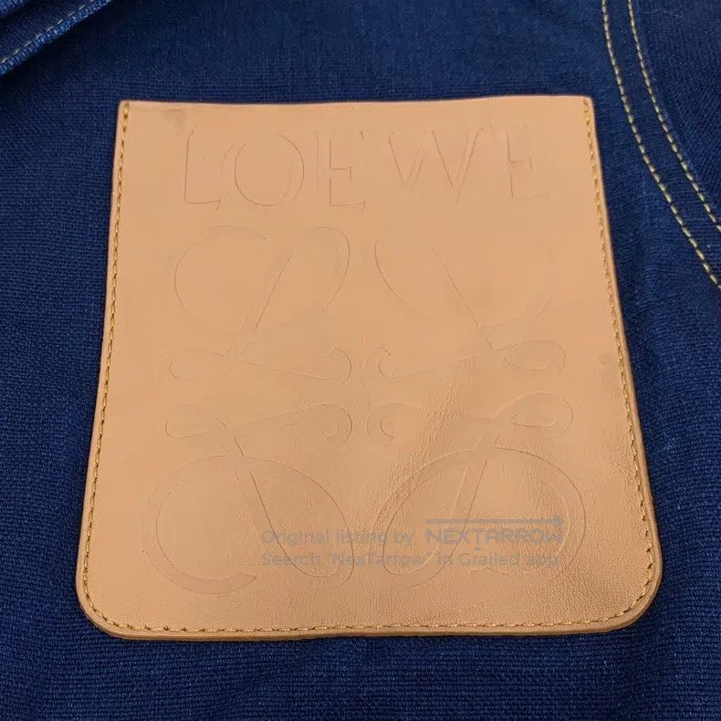 Loewe Loewe Dark Blue Logo Embossed Leather Branding Cotton Coll Size US S / EU 44-46 / 1 - 5 Thumbnail