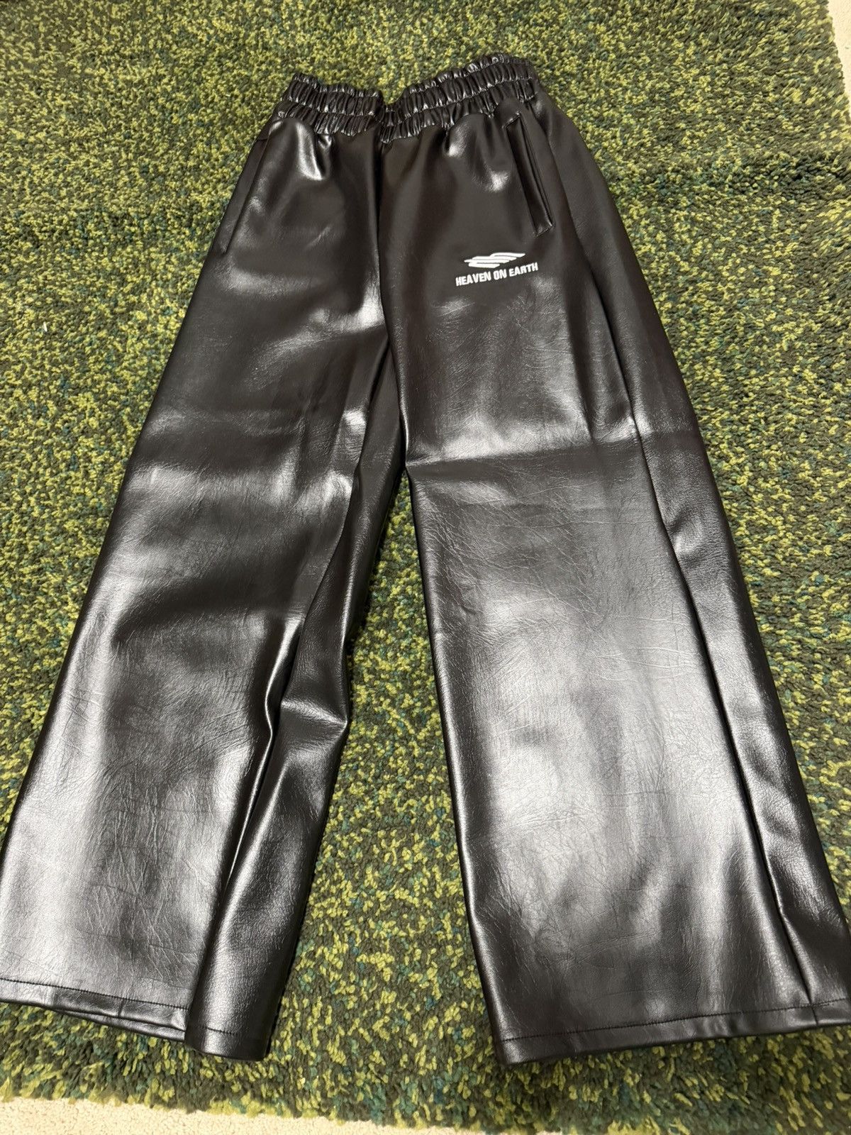 Other Black Waxed Pants Size US 36 / EU 52 - 2 Thumbnail