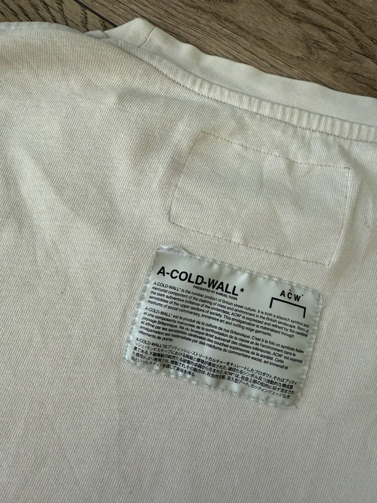 A Cold Wall Big Logo style tee