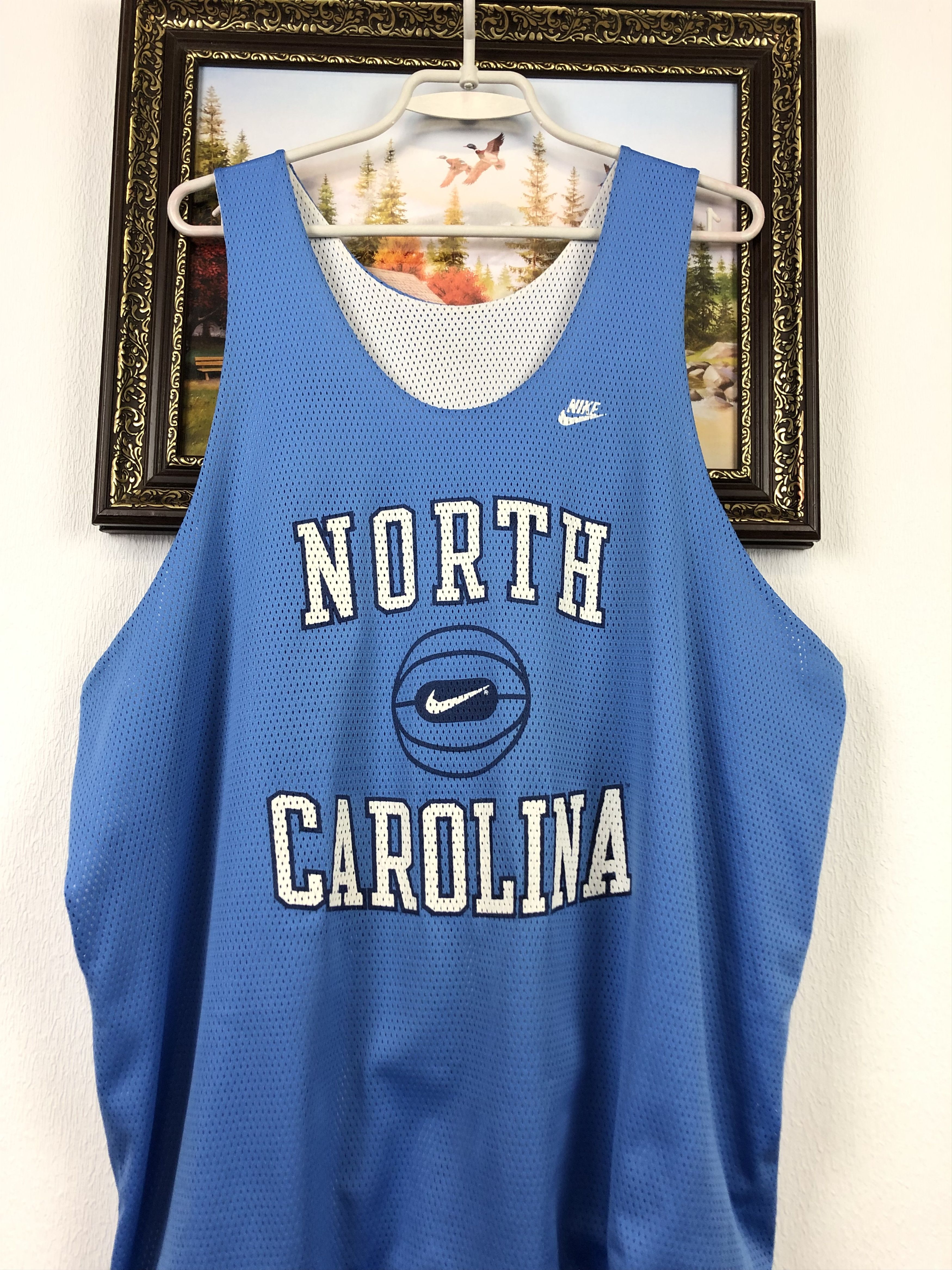 Nike × Vintage Vintage NCAA North Carolina Double Sided Jersey Shirt Rare Size US XXL / EU 58 / 5 - 2 Thumbnail