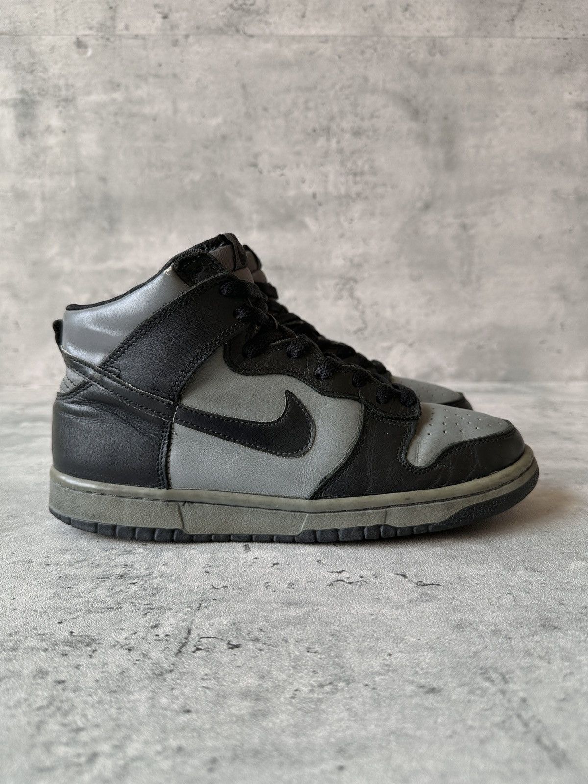 Nike 1999 DUNK LE HIGH TOP BLACK / COOL GREY Size US 8.5 / EU 41-42 - 13 Thumbnail