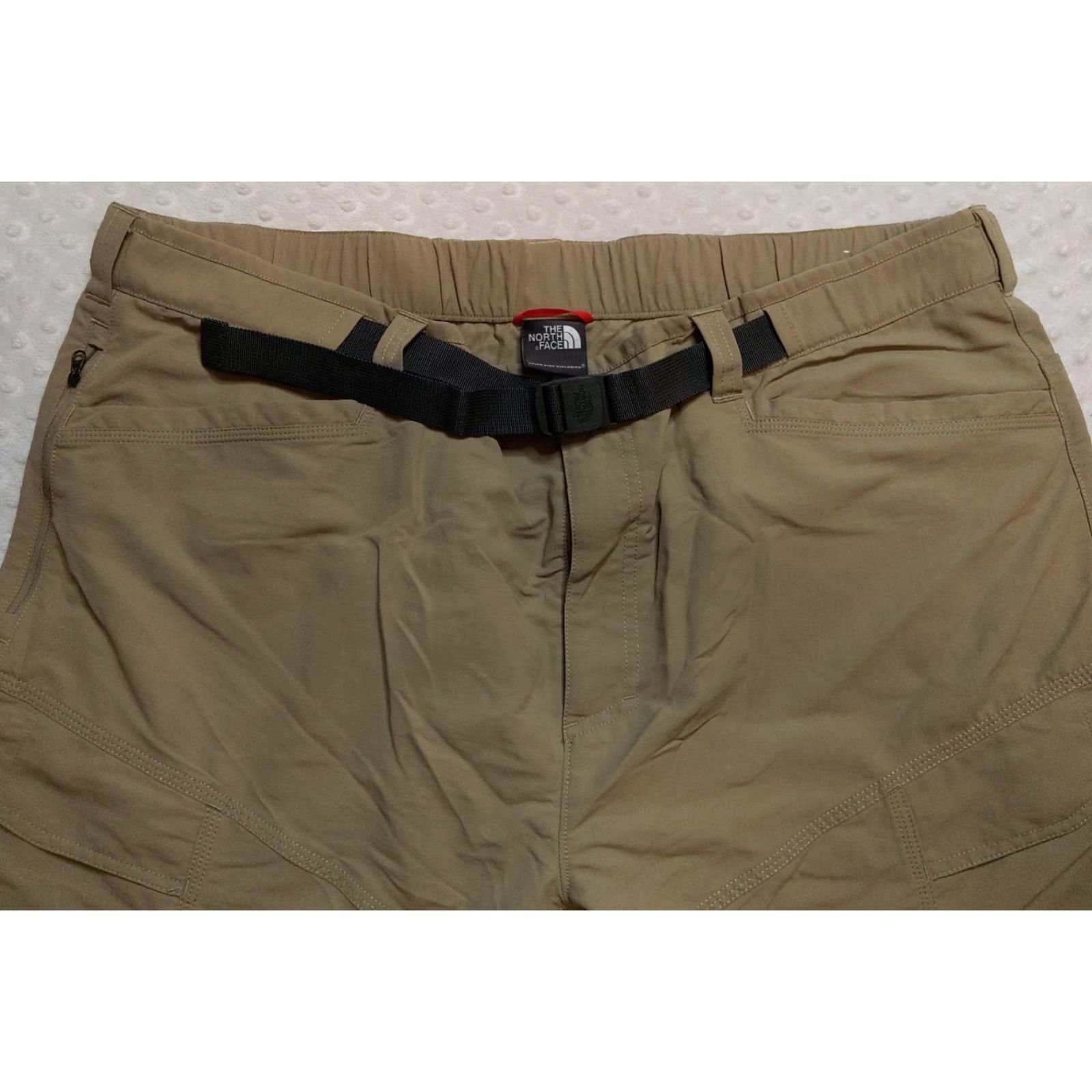 The North Face The North Face Mens 2XL Beige Nylon Convertible Pants Zip Off Hiking Outdoor Cargo Pants Regular fit Size US 39 - 5 Thumbnail