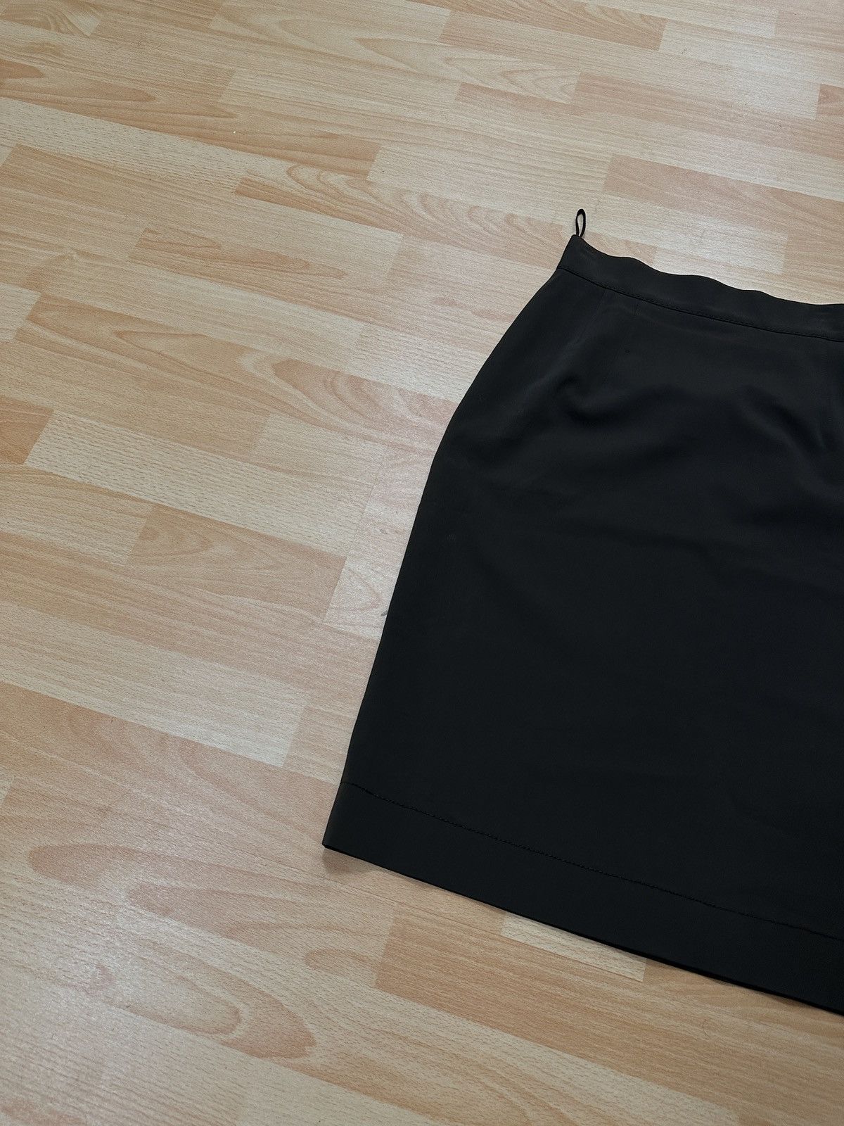 Prada Vintage 90s Prada Skirt Midi Zip Olive Made in Italy Fade Size 34" / US 12 / IT 48 - 3 Thumbnail