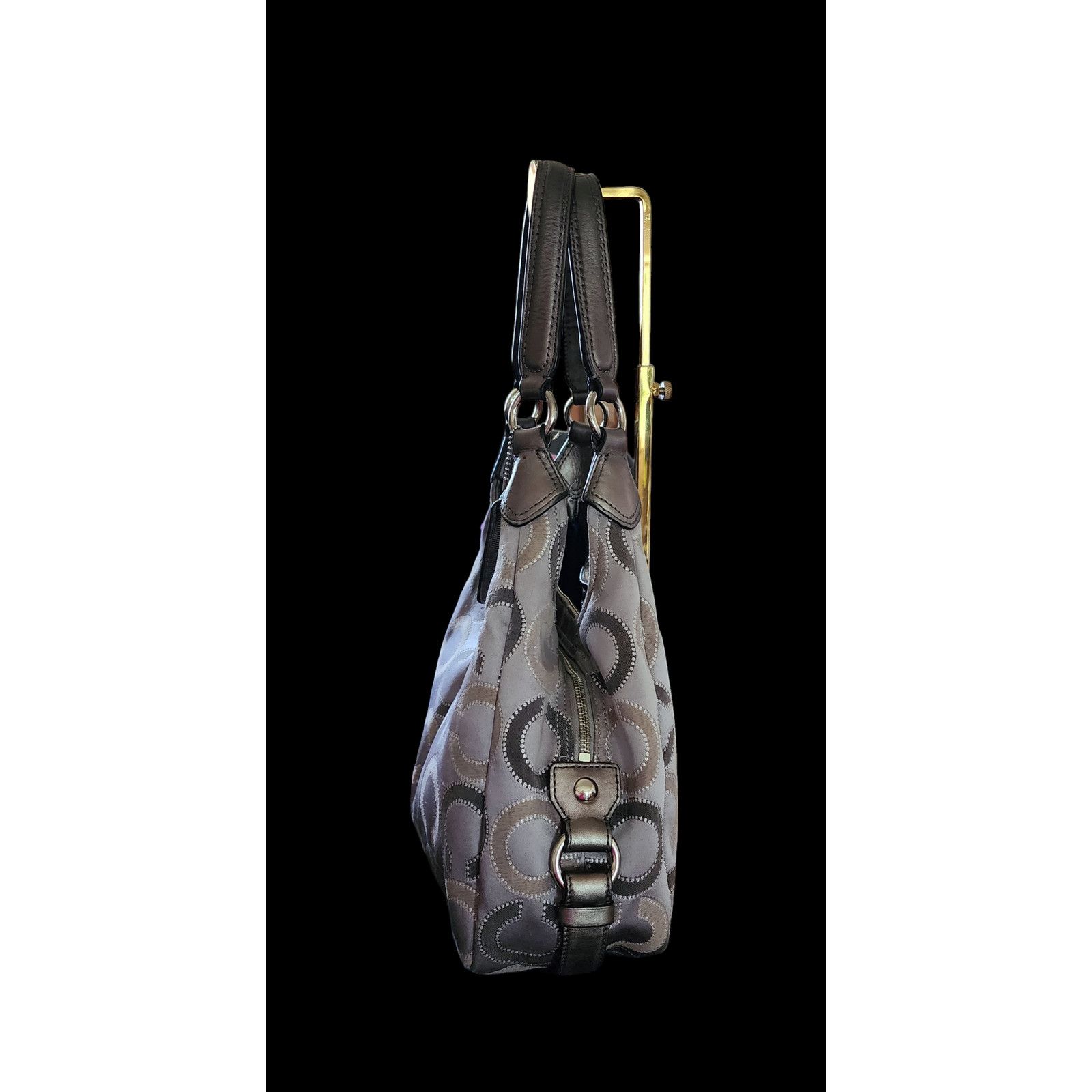 Coach Coach Madison Maggie Hobo Bag Gunmetal gray leather wallet Size ONE SIZE - 11 Thumbnail
