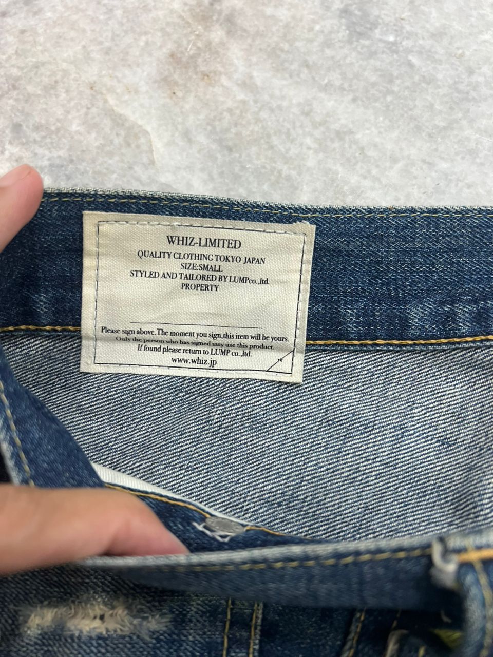 WHIZ LIMITED Vintage Whiz Limited Distressed Selvedge Denim Jeans Size US 34 / EU 50 - 10 Thumbnail