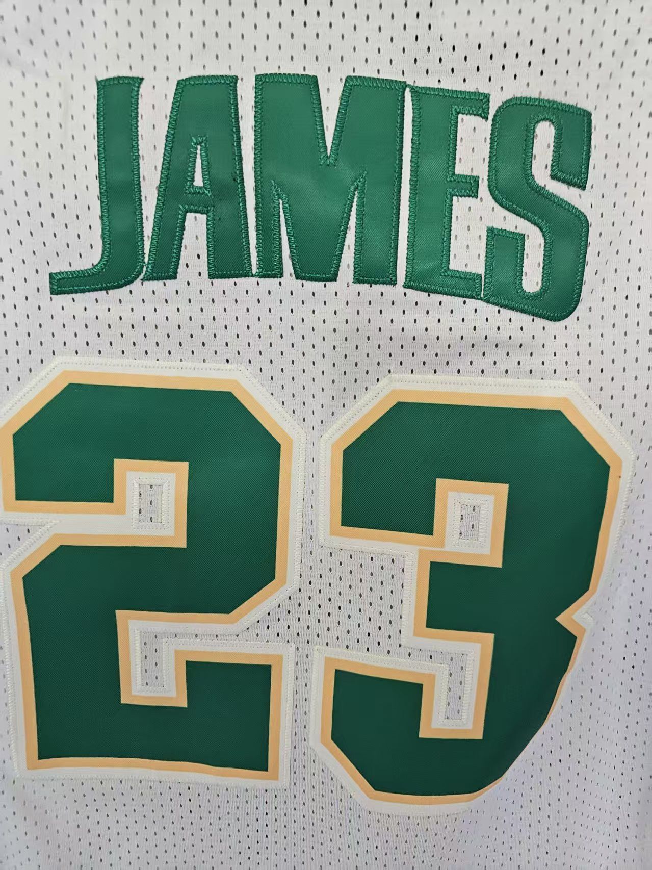 NBA Irish #23 LeBron James Jersey Small White Size US S / EU 44-46 / 1 - 4 Thumbnail