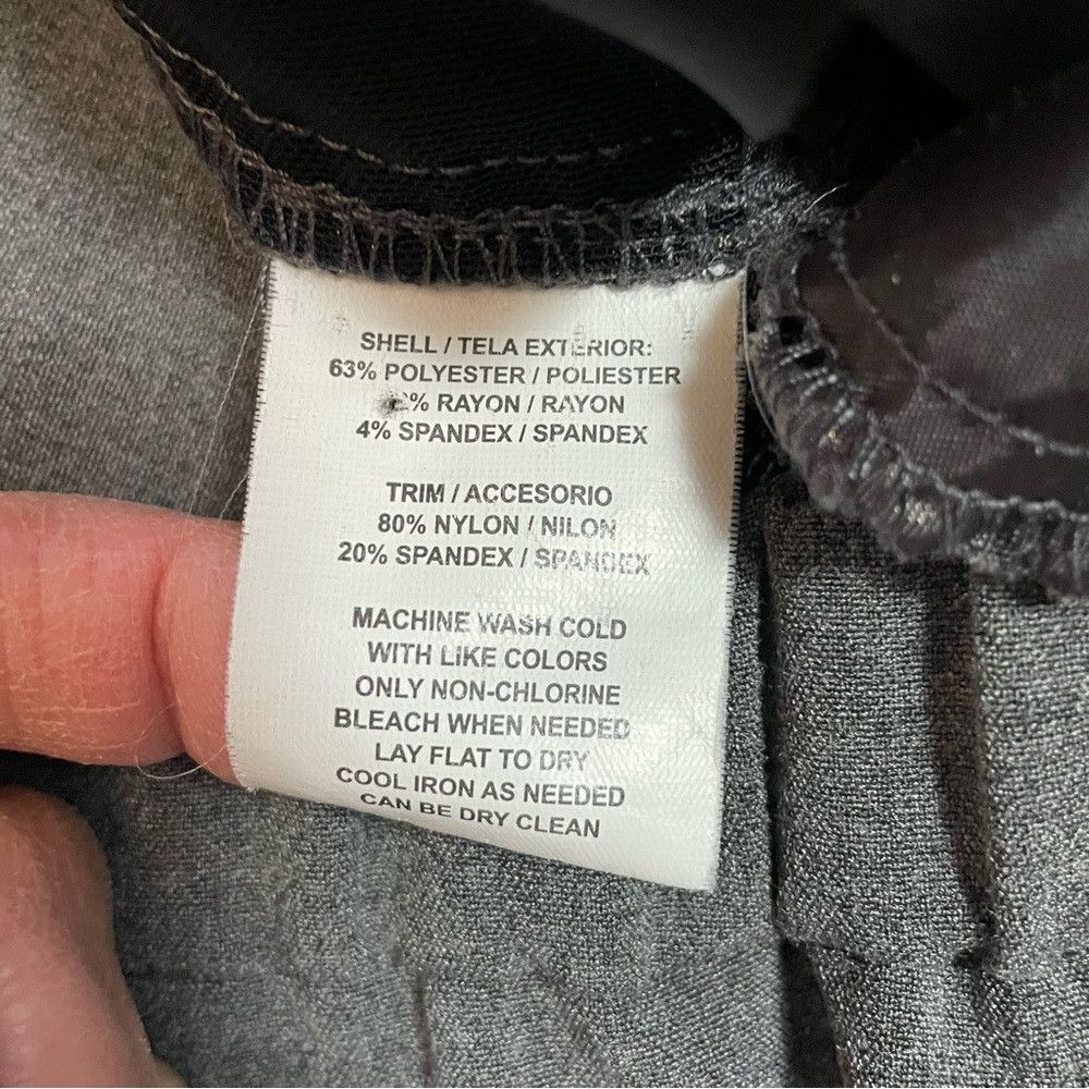 Other Sag Harbor Pull On Stretch Waist Grey Pants Size 14 Size 36" / US 14 / IT 50 - 7 Thumbnail