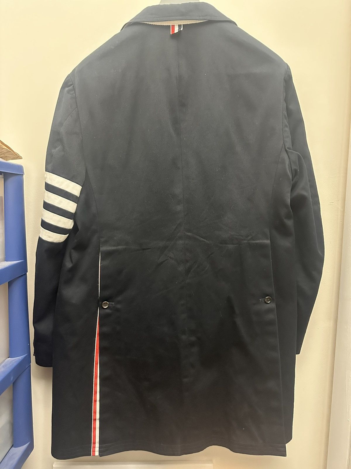 Thom Browne Thom Browne navy chesterfield jacket sz 3 Size US L / EU 52-54 / 3 - 6 Thumbnail