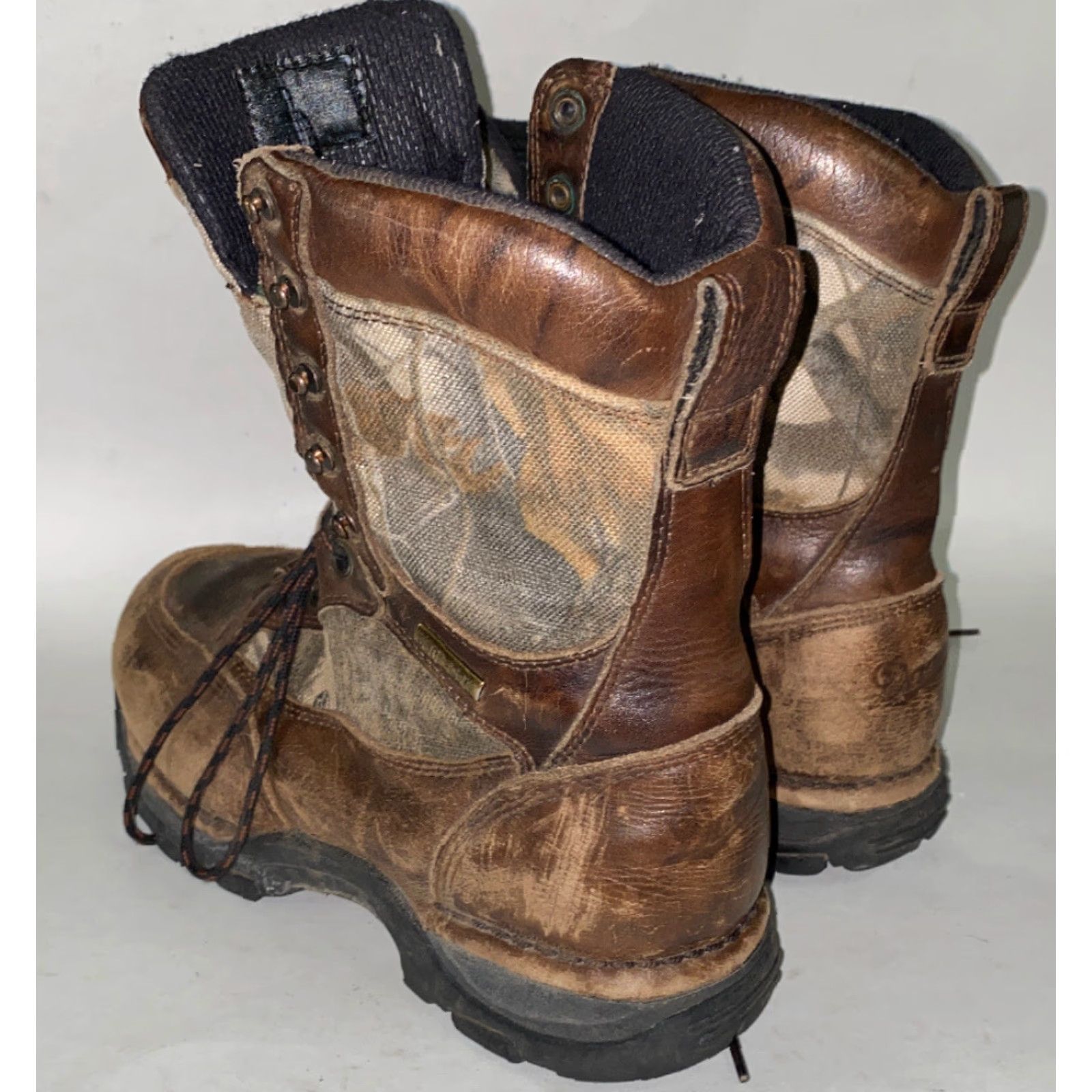 Danner Danner Boots Mens Brown Leather Lace Up Work Boots Size 8 - Work Boots Mens Brown Leather Lace Up 8 Size US 8 / EU 41 - 2 Thumbnail