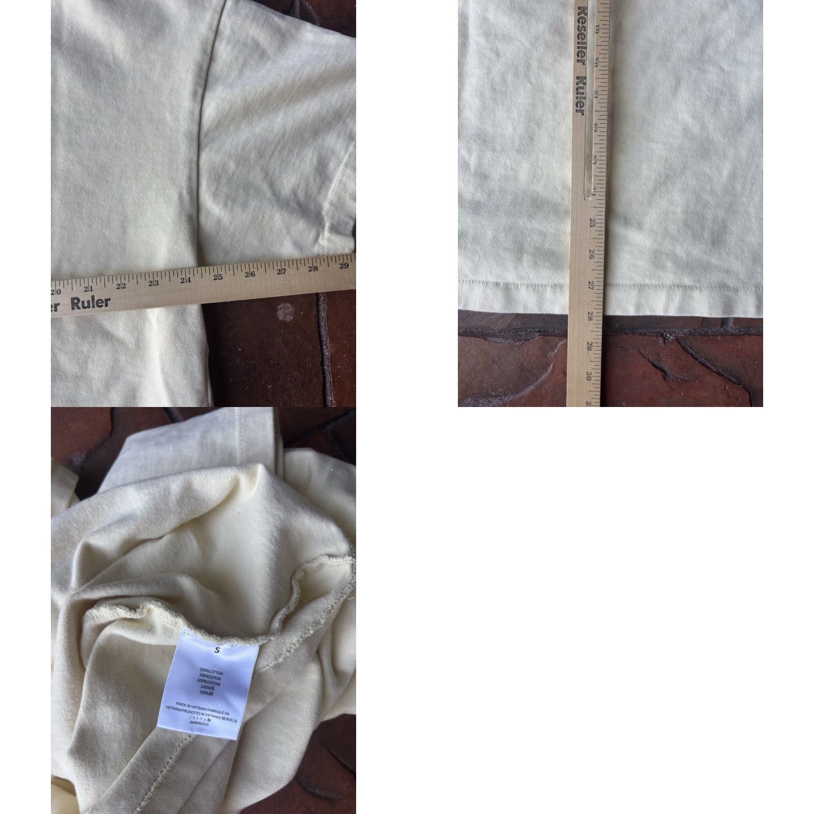 Fear of God Fear of God ESSENTIALS Oversized T-Shirt Essentials Fear of Gods Streetwear S Small Dusty Beige Yellow Cotton Crew Neck Short Sleeve Men T-Shirt Size US S / EU 44-46 / 1 - 8 Thumbnail
