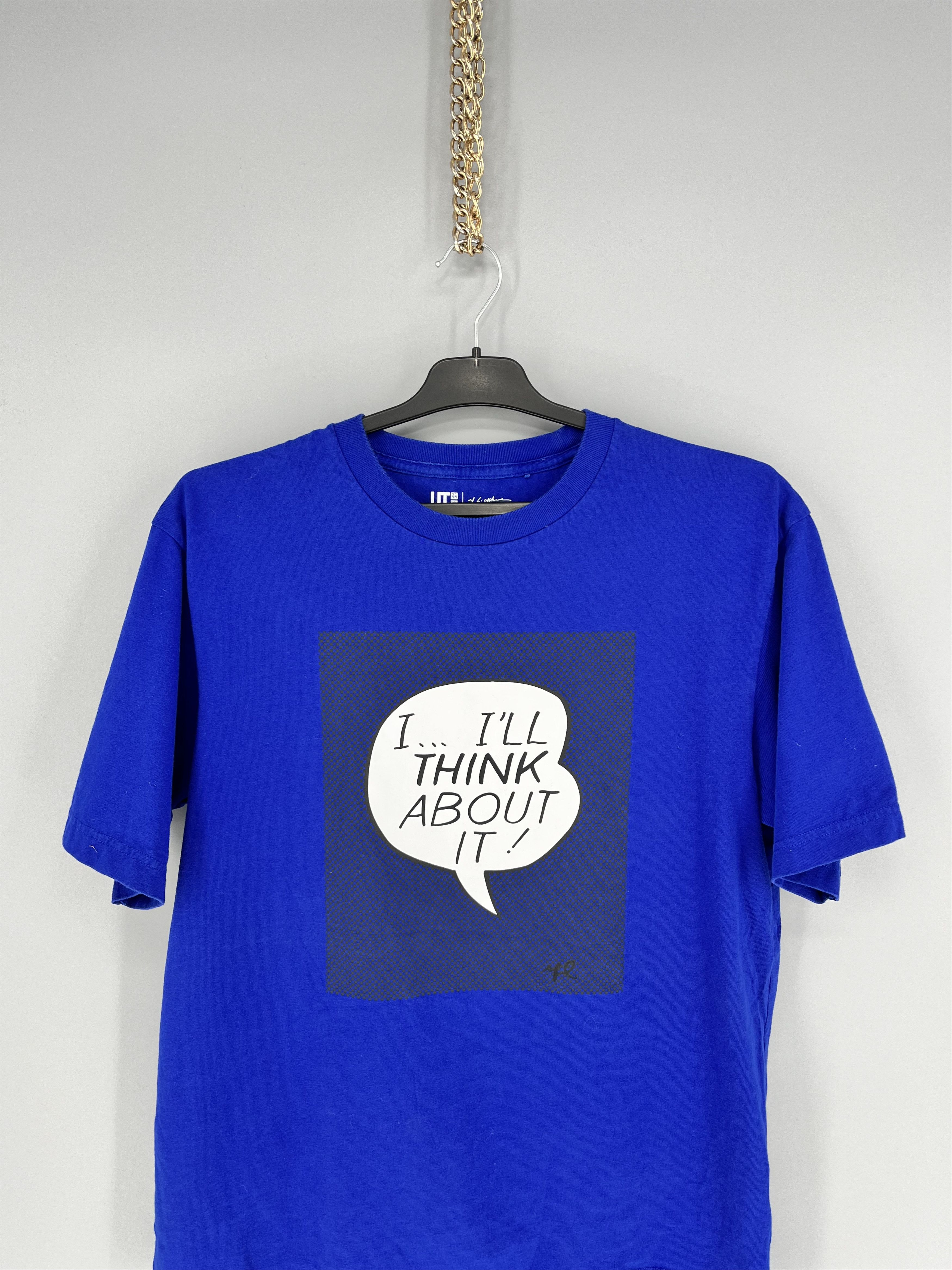 Uniqlo Uniqlo Roy Liechtenstein Mens/Boys I...I'll think about it Size US S / EU 44-46 / 1 - 6 Thumbnail