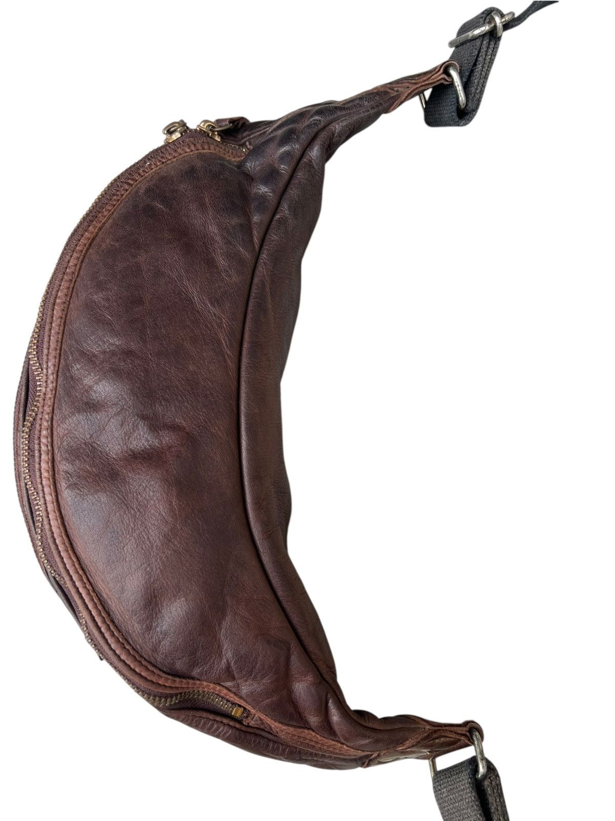 Leather Regalo Tokyo Japan Patina Leather Cargo Chest Bag Size ONE SIZE - 9 Thumbnail