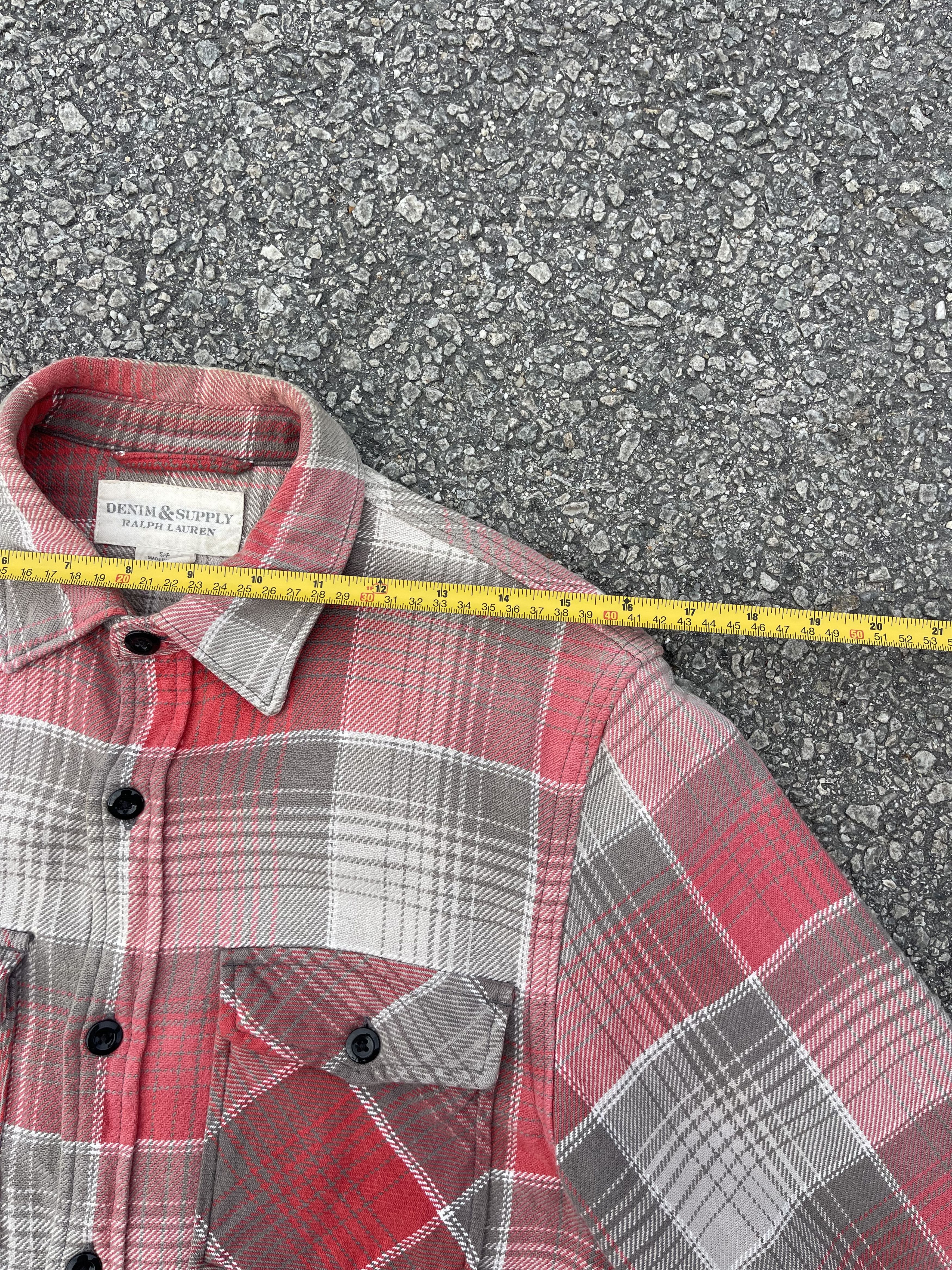 Denim & Supply Ralph Lauren Ultra Heavy Flannel Double Sided Pocket Faded sun of The Day Size US S / EU 44-46 / 1 - 9 Thumbnail