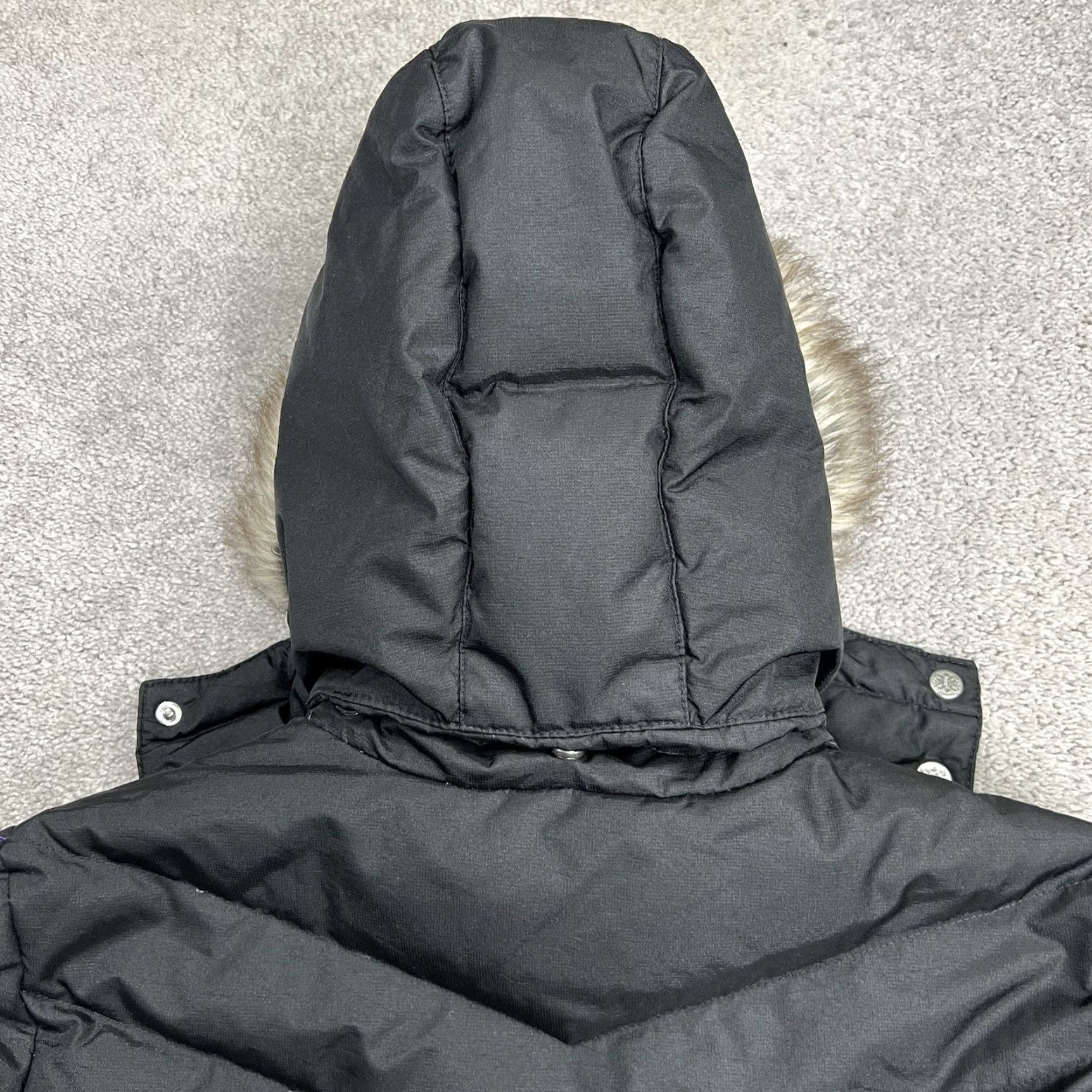 Eddie Bauer Eddie Bauer Parka Long Jacket Womens L Black Down Full Zip Faux Fur Removable Hood Insulated Parka Size L / US 10 / IT 46 - 7 Thumbnail