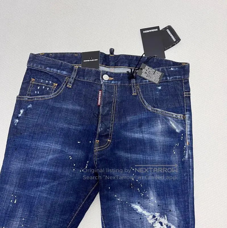 Dsquared2 DSQUARED2 Men's Casual Pants in Dark Blue . Size US 34 / EU 50 - 2 Thumbnail