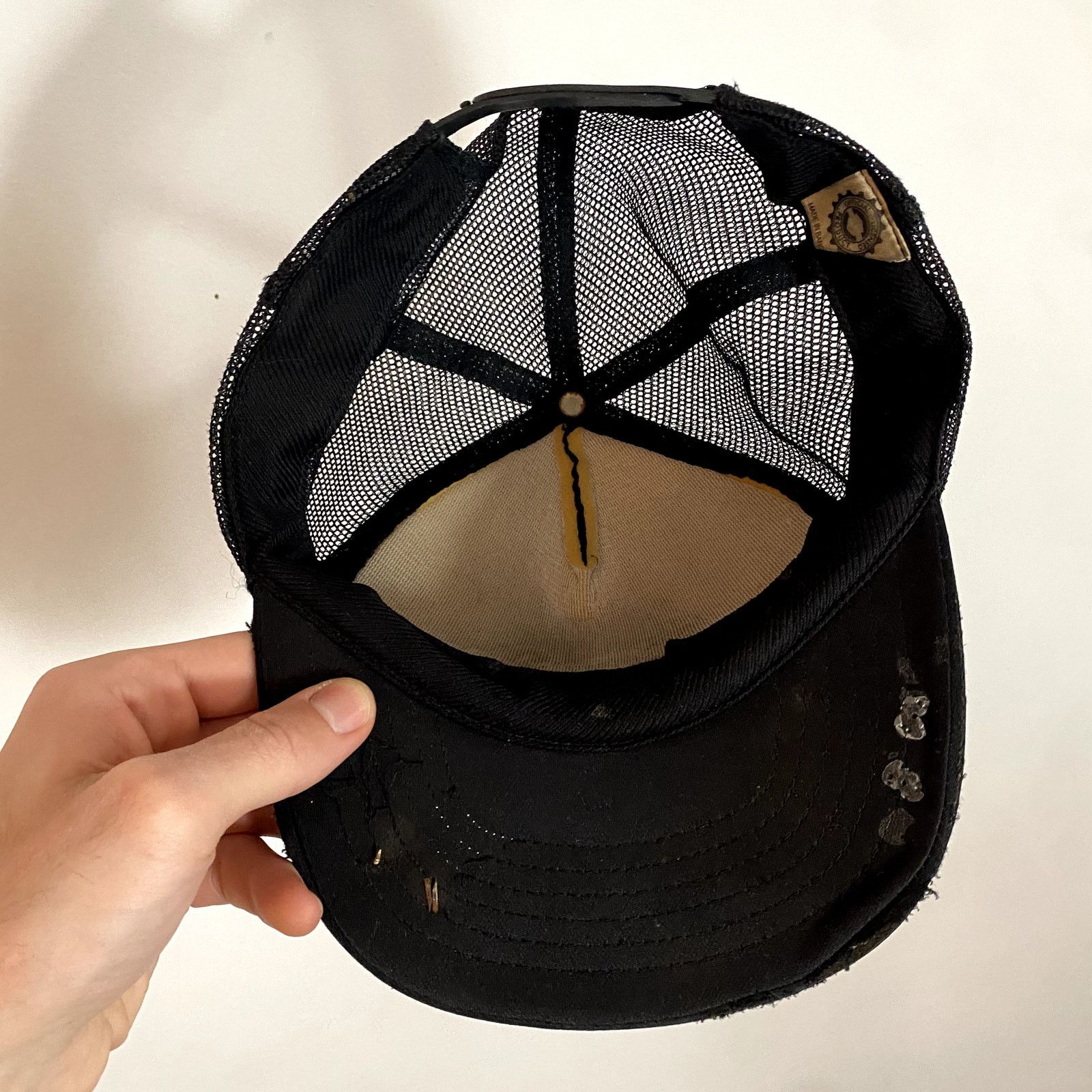 Harley Davidson × Vintage Vintage Harley Davidson Flame Logo Trucker Snapback Hat Size ONE SIZE - 7 Thumbnail