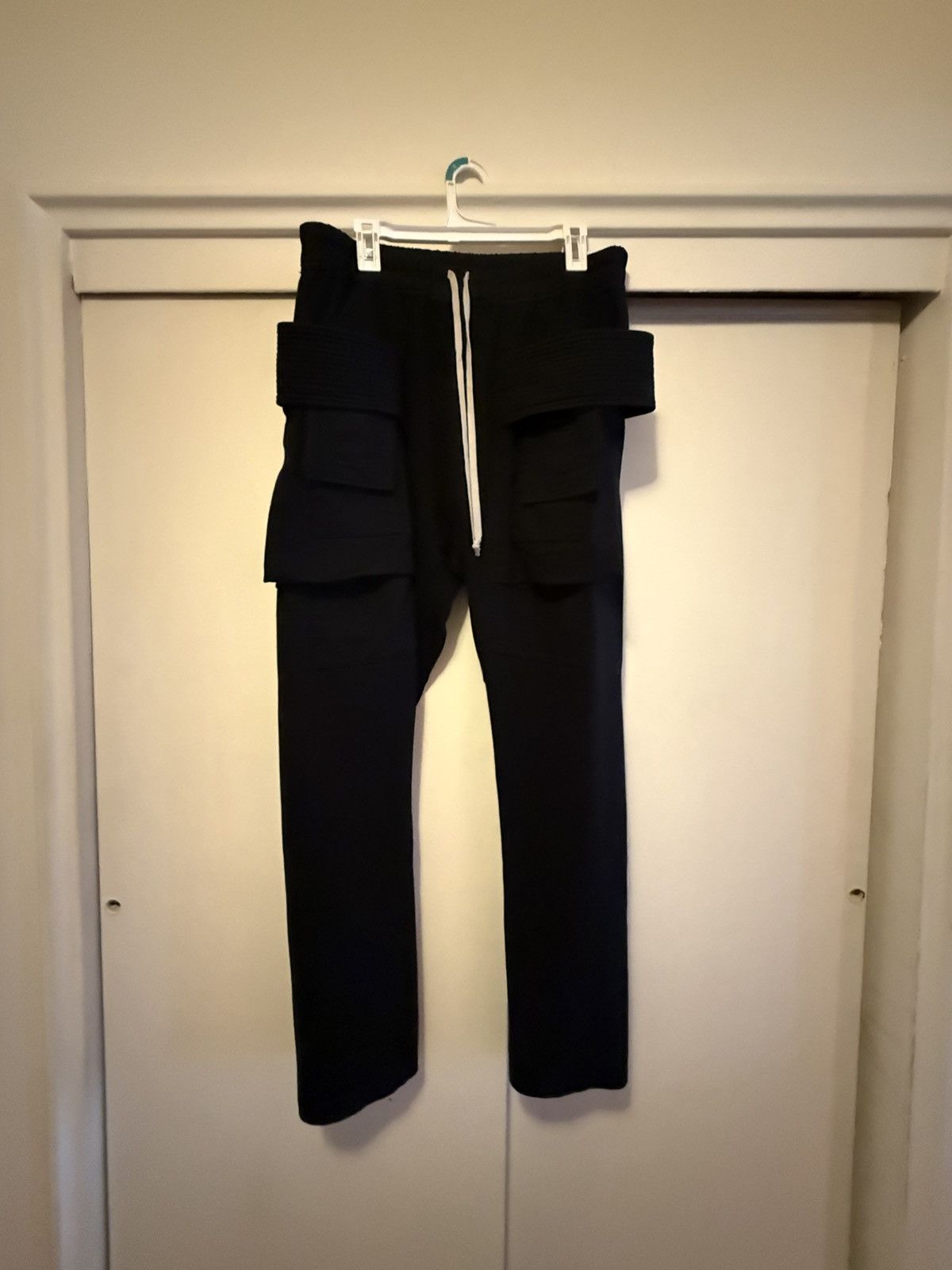 Rick Owens Rick Owens Creatch Cargo Pants Black Heavy Cotton Size L Size US 34 / EU 50 - 1 Thumbnail