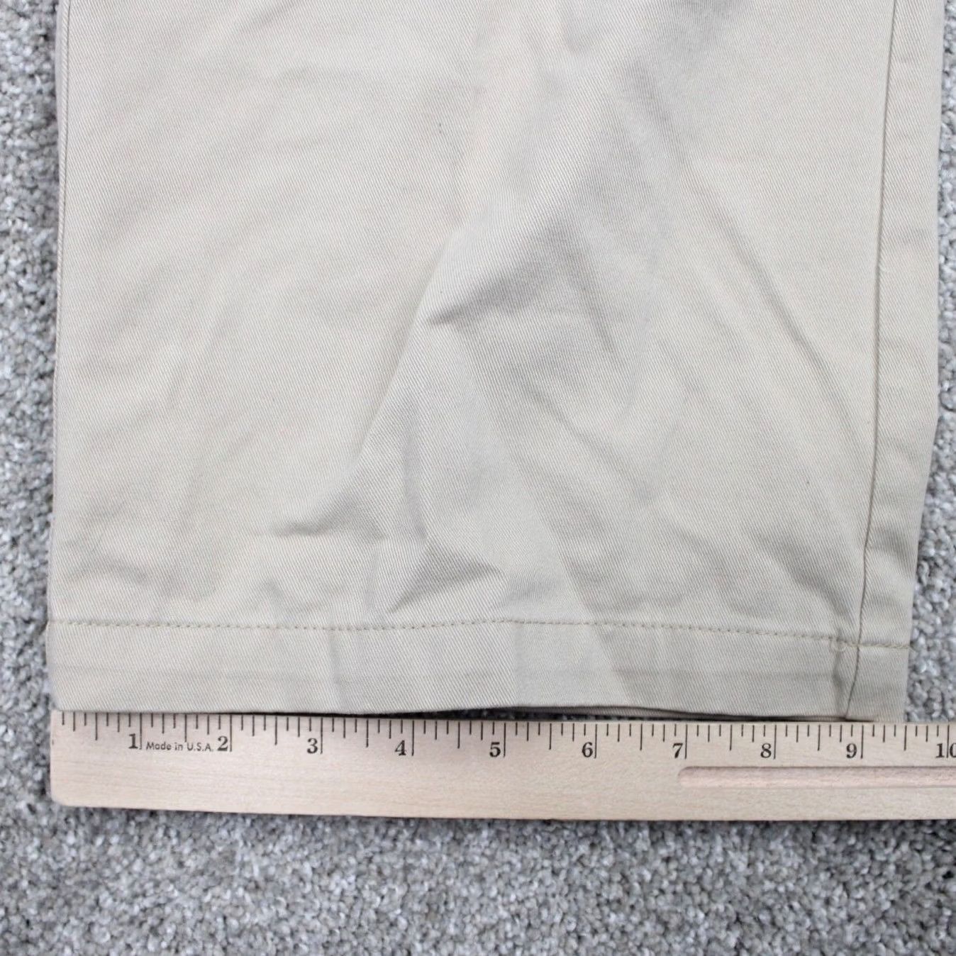Haggar Haggar Pants Chino Mens 42x30 Beige Classic Fit NWT Work 2 Weekend Iron-Free Front Flat 30 Inseam Size US 42 / EU 58 - 4 Thumbnail