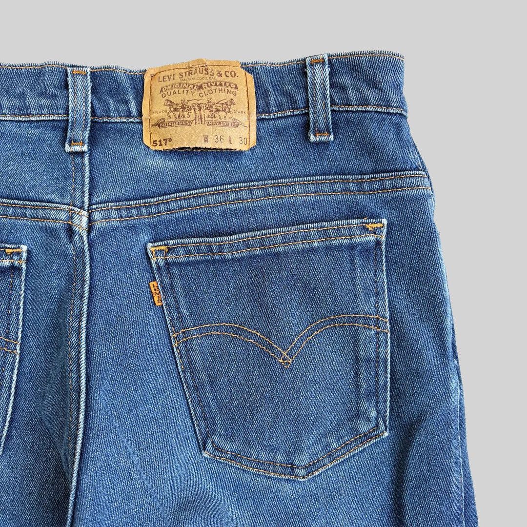 Levi's Levi’s 517 1970 70s Vintage W36 L26 USA Made Denim Jeans Size US 36 / EU 52 - 4 Thumbnail