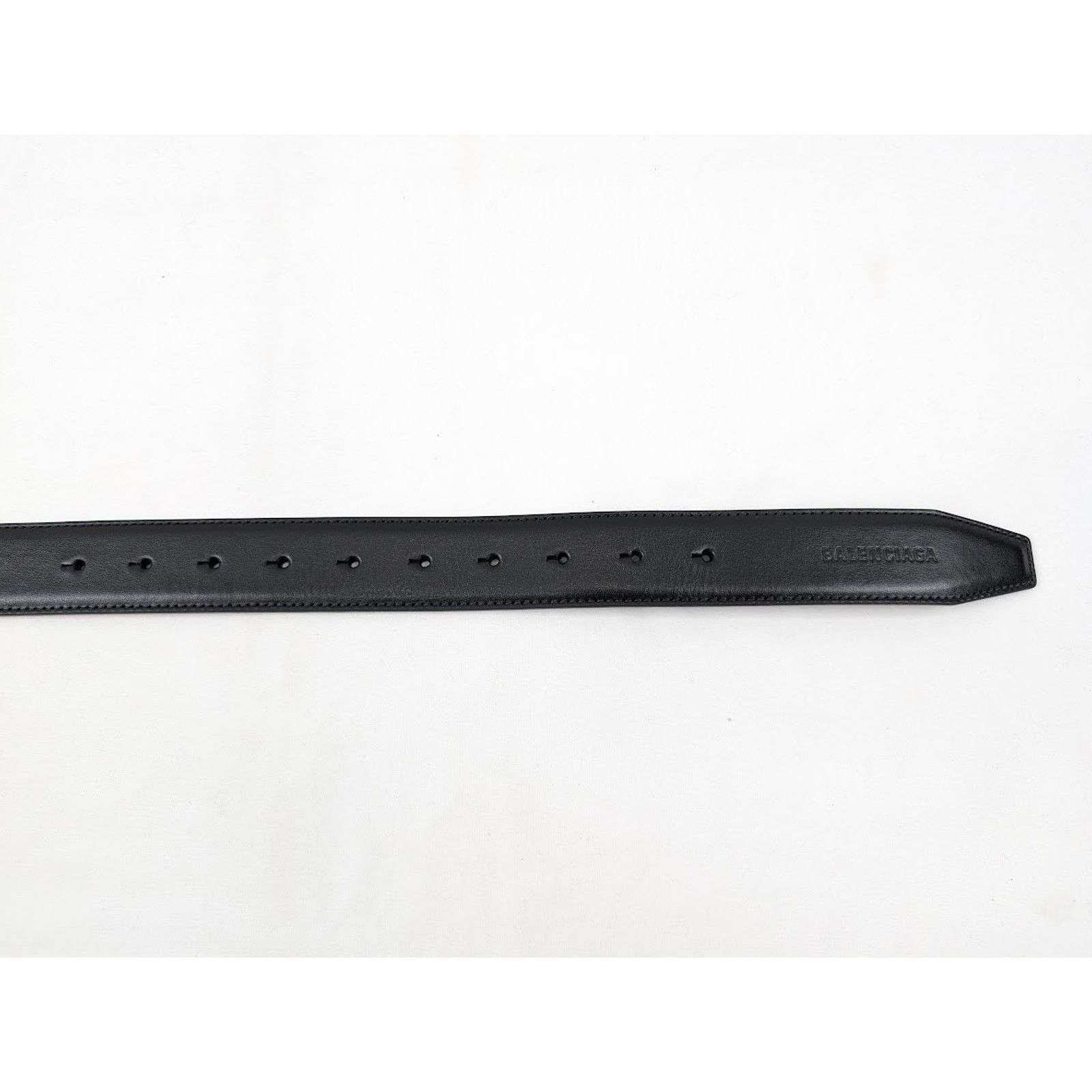 Balenciaga × Under Armour o1rshd1 Size: 90 CM / Calf Plutone Belt in Black Size 36 - 7 Thumbnail
