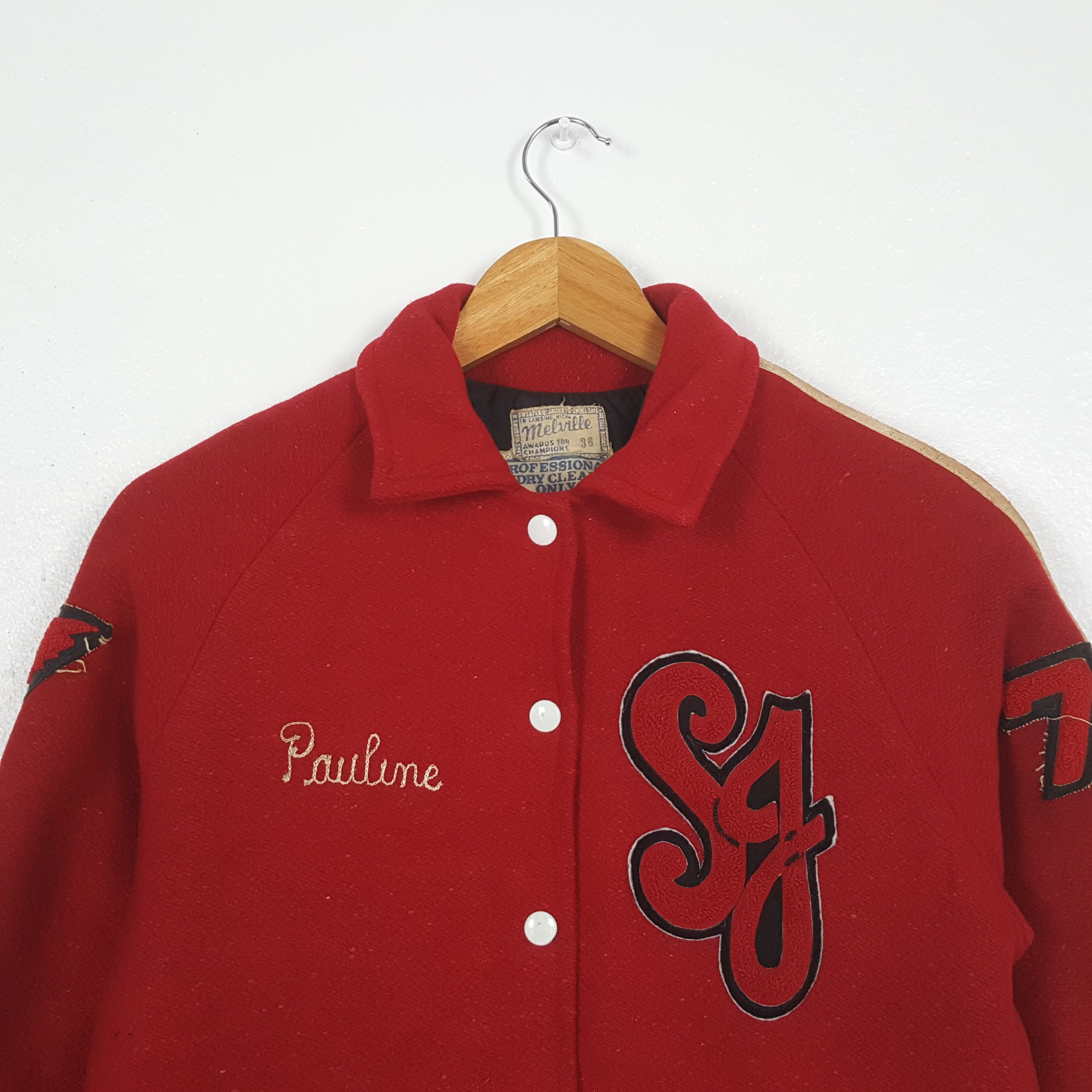 St. John Vintage St.Johns American Style Varsity Jacket C304N8 Size US S / EU 44-46 / 1 - 4 Thumbnail