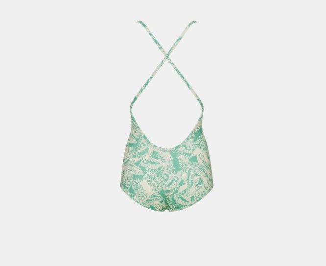 Dior o1w1db10225 41BS01A2 One-Piece Swimsuit in Sea Green Size L / US 10 / IT 46 - 2 Thumbnail