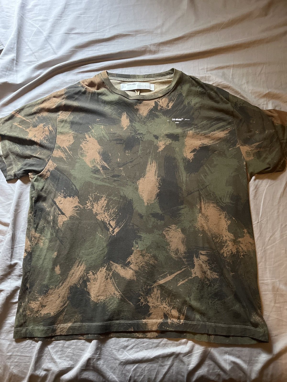 Off-White Off-White Paintbrush Camo T-Shirt size Large Size US L / EU 52-54 / 3 - 2 Thumbnail