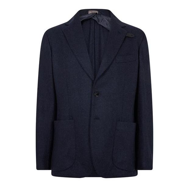 image of Brioni O1G2R1Mq0524 Cashmere Blazer In Blue, Men's (Size Large)
