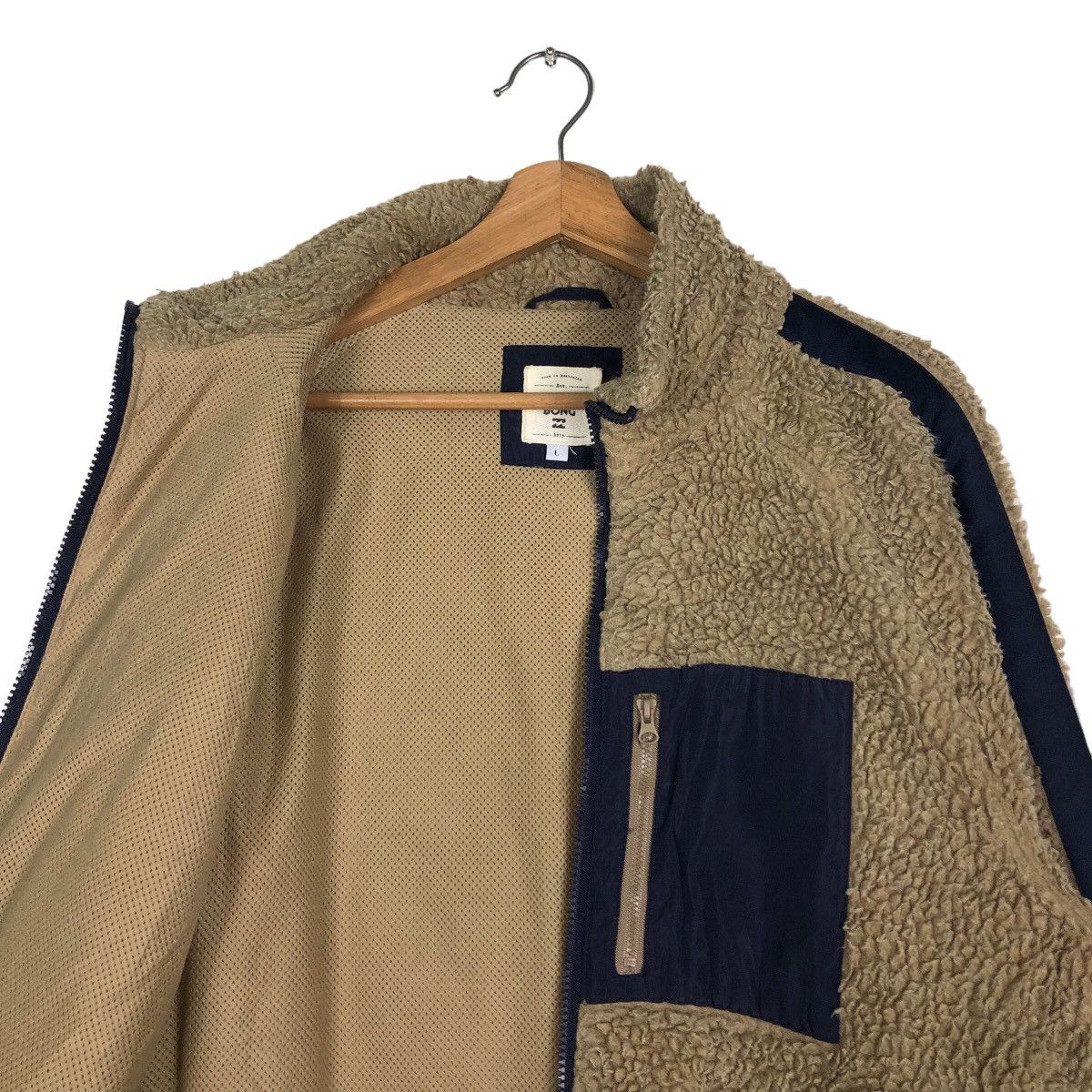 Billabong 🔥Vintage Billabong Dip Pile Fleece Jacket Size US L / EU 52-54 / 3 - 12 Thumbnail