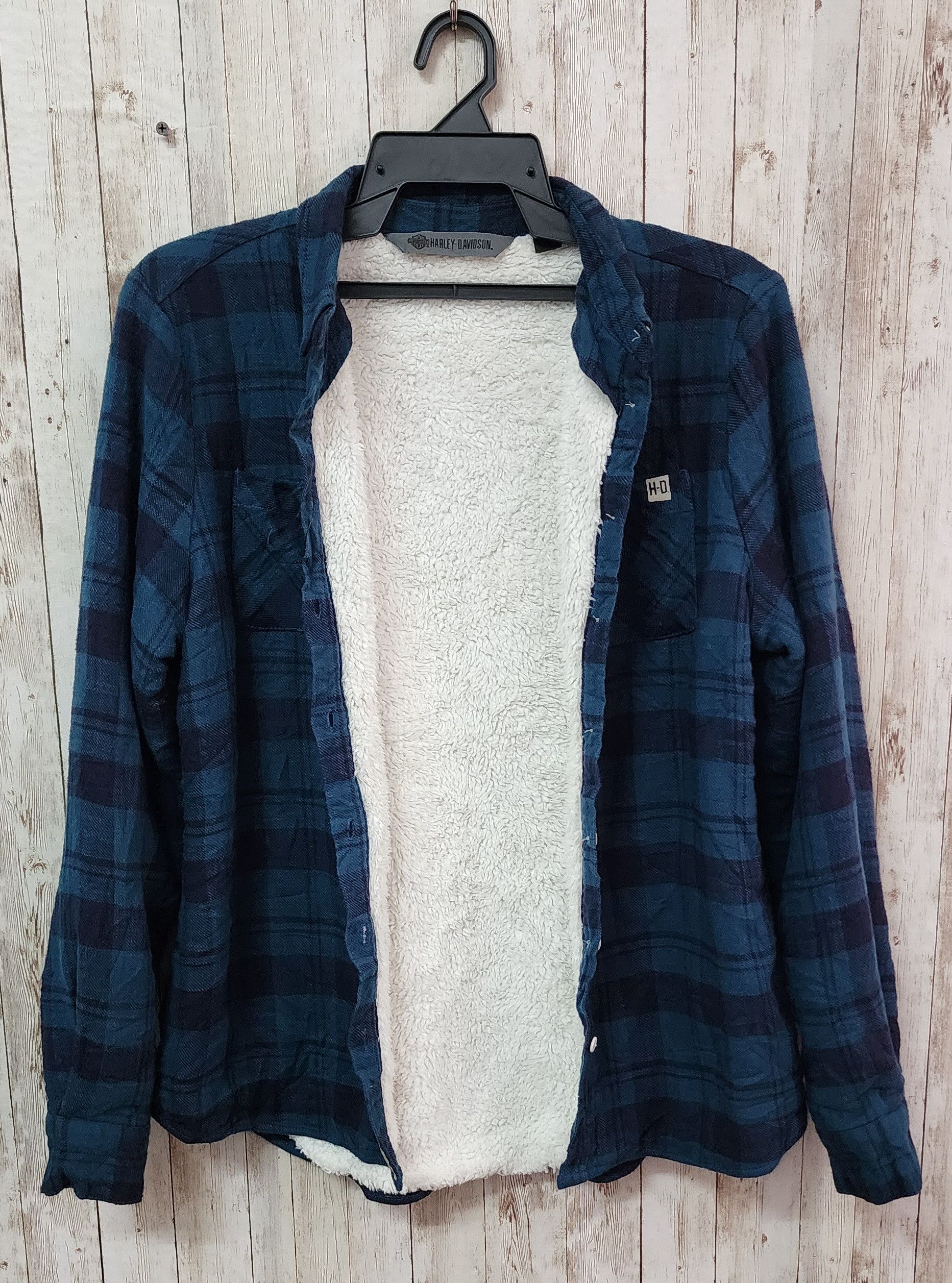 Harley Davidson Harley Davidson Women's Sherpa Lined Layering Shirt Size M / US 6-8 / IT 42-44 - 3 Thumbnail