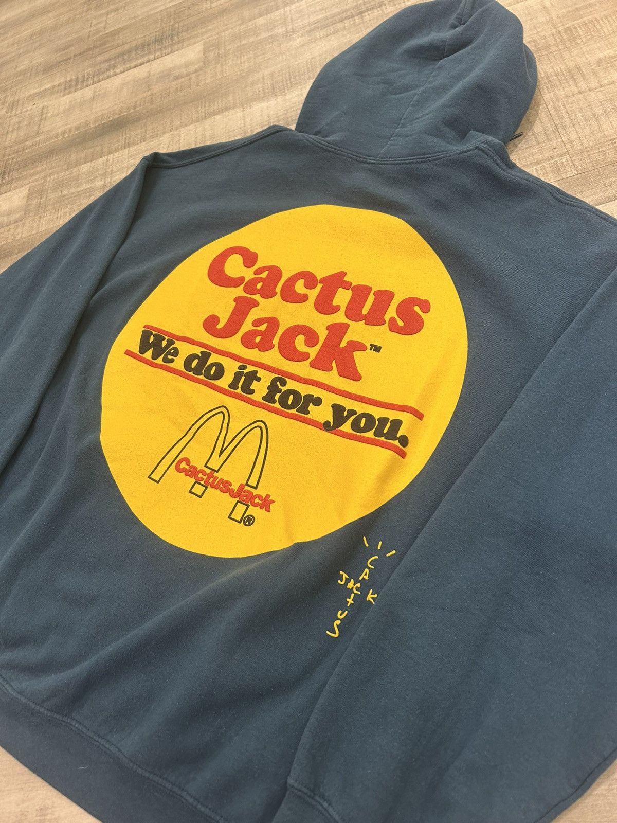 T ravis Scott Cactus Jack McDonalds Sticker Hoodie