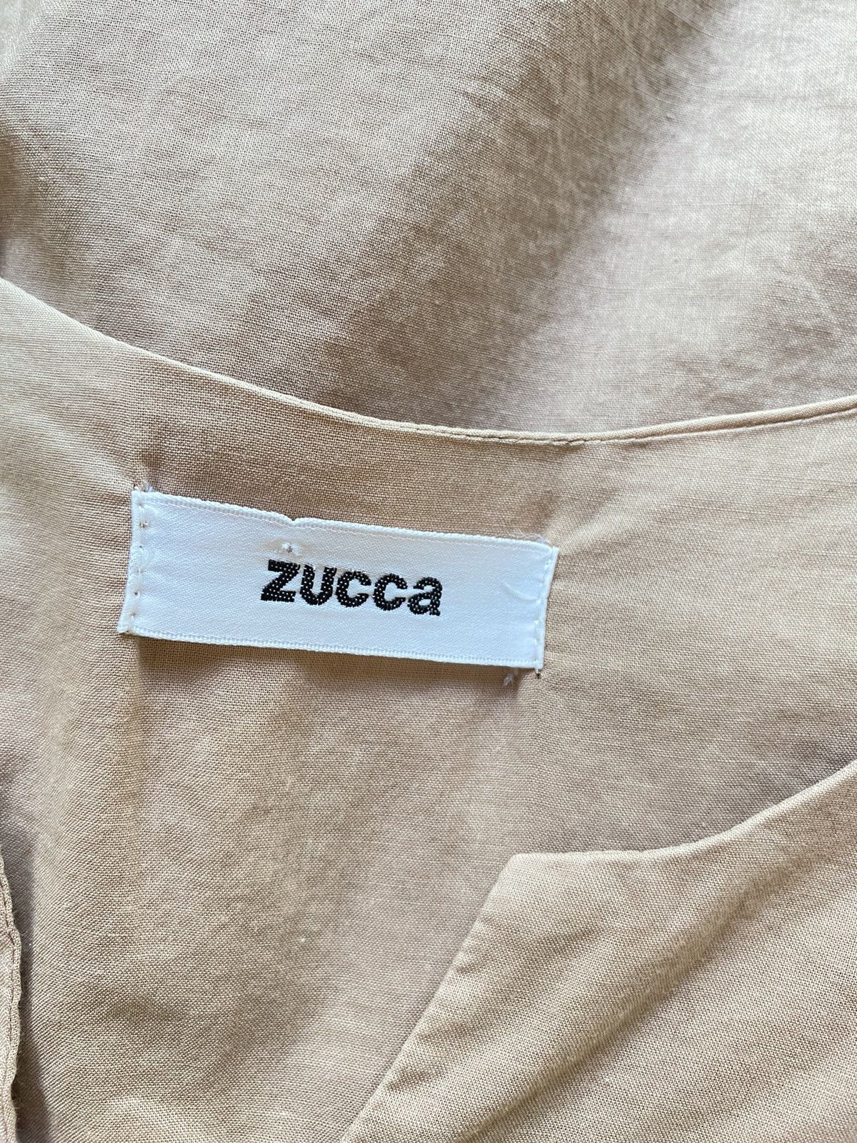 Zucca Zucca Peach Cotton Blouse Size M / US 6-8 / IT 42-44 - 3 Thumbnail