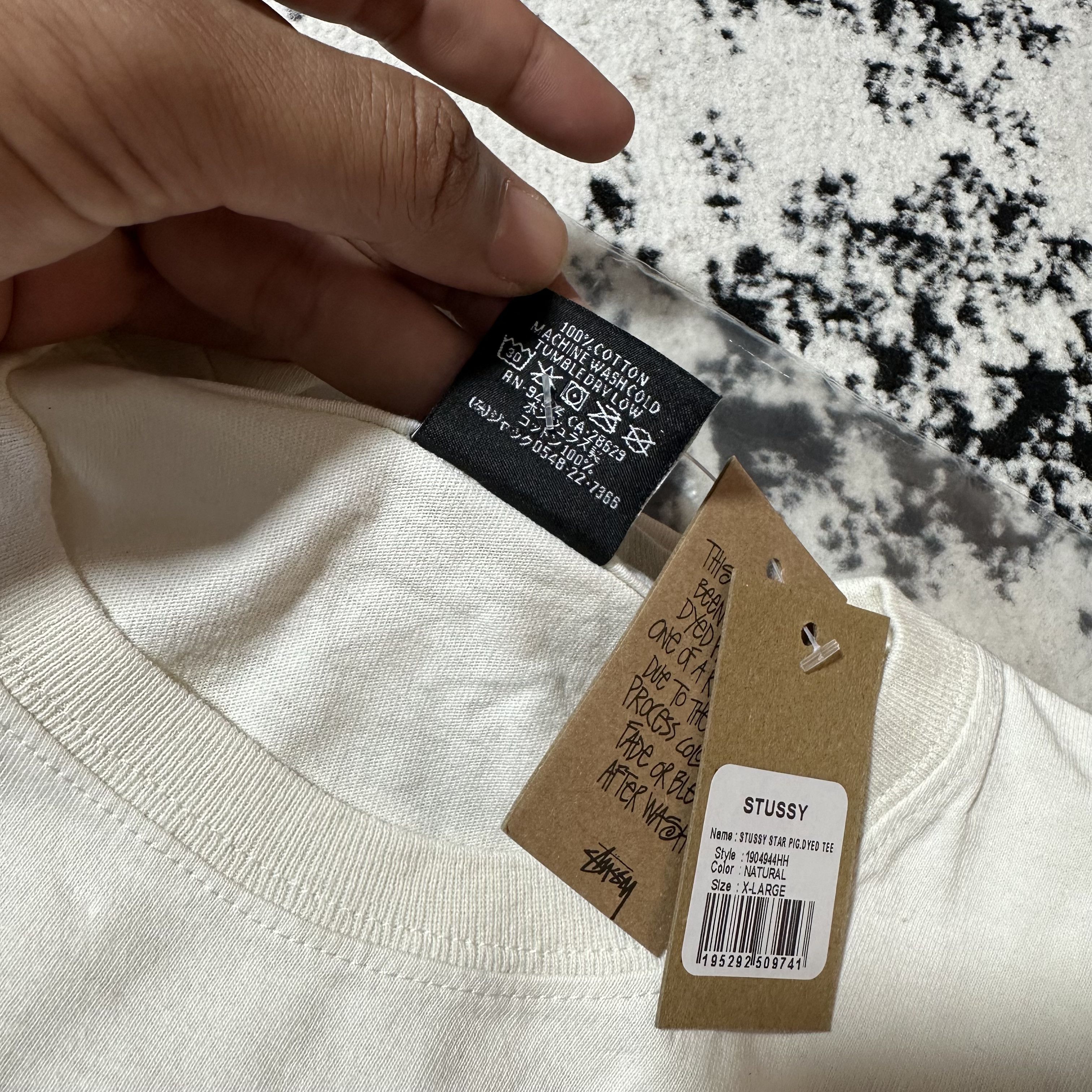 Stussy STUSSY STAR PIG DYED TEE - XLARGE Size US XL / EU 56 / 4 - 5 Thumbnail