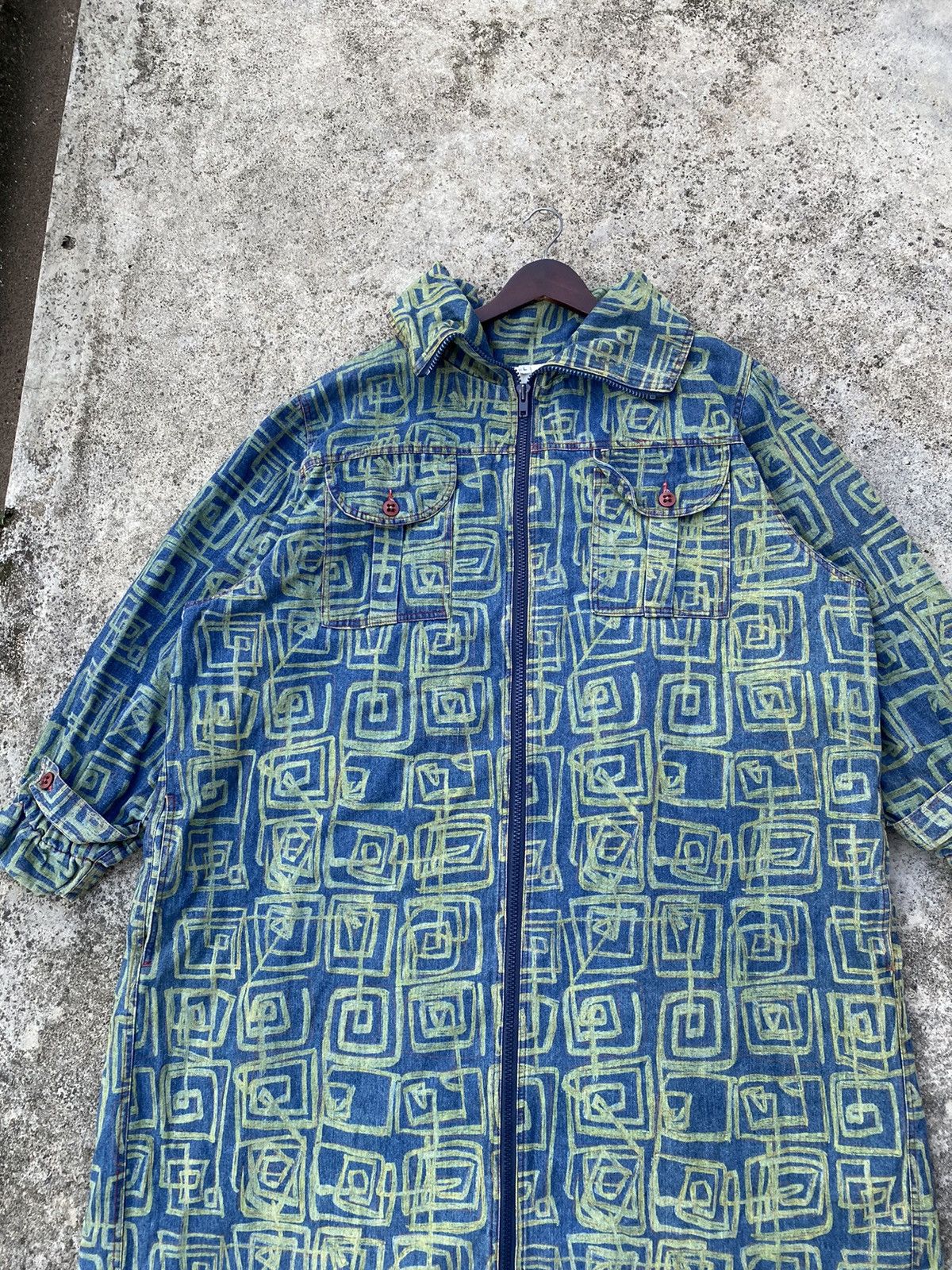 Vintage Vintage FullPrint Goldie Italy Baggy Long Jacket Size US XXL / EU 58 / 5 - 3 Thumbnail