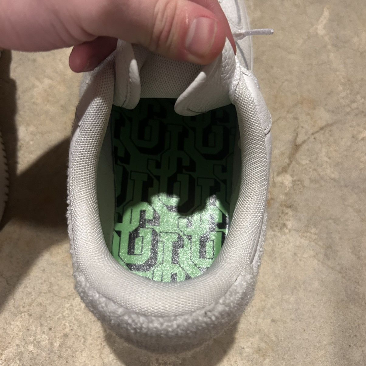 John Geiger John Geiger GF-01 White Chenille Sneakers US 13 Size US 13 / EU 46 - 12 Thumbnail