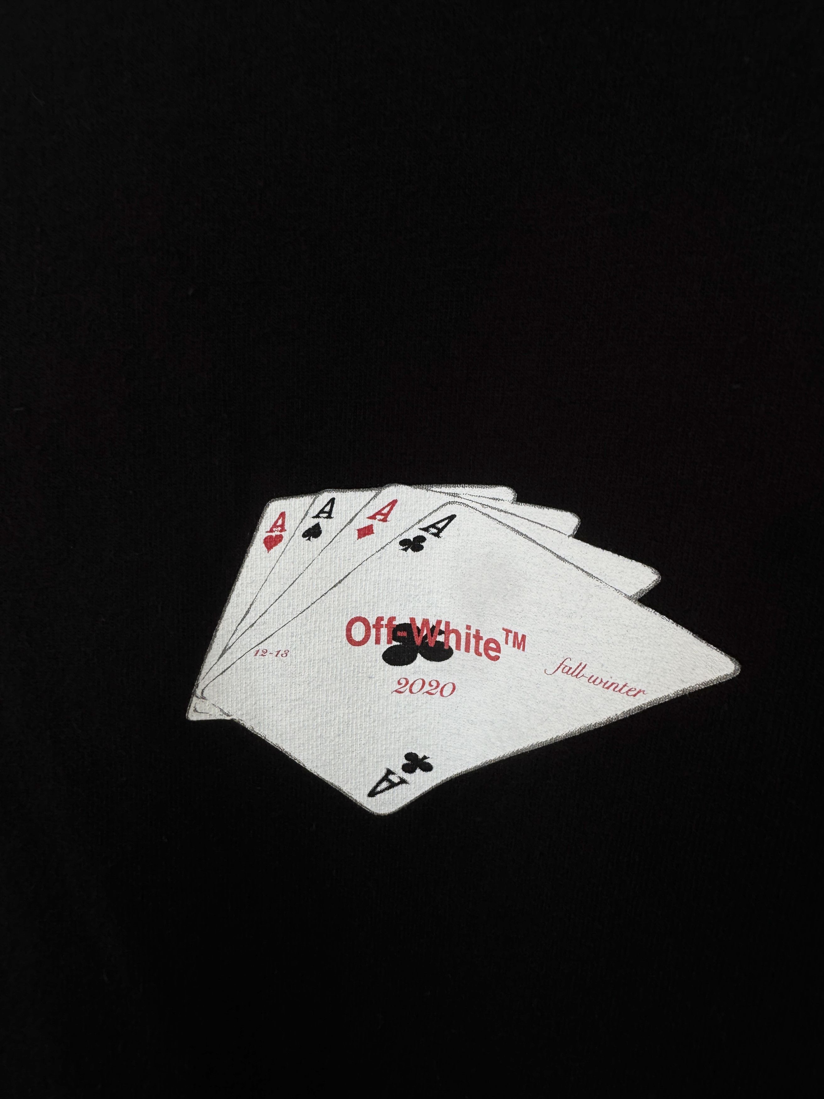 Off-White Off White Poker Tee Size US L / EU 52-54 / 3 - 6 Thumbnail