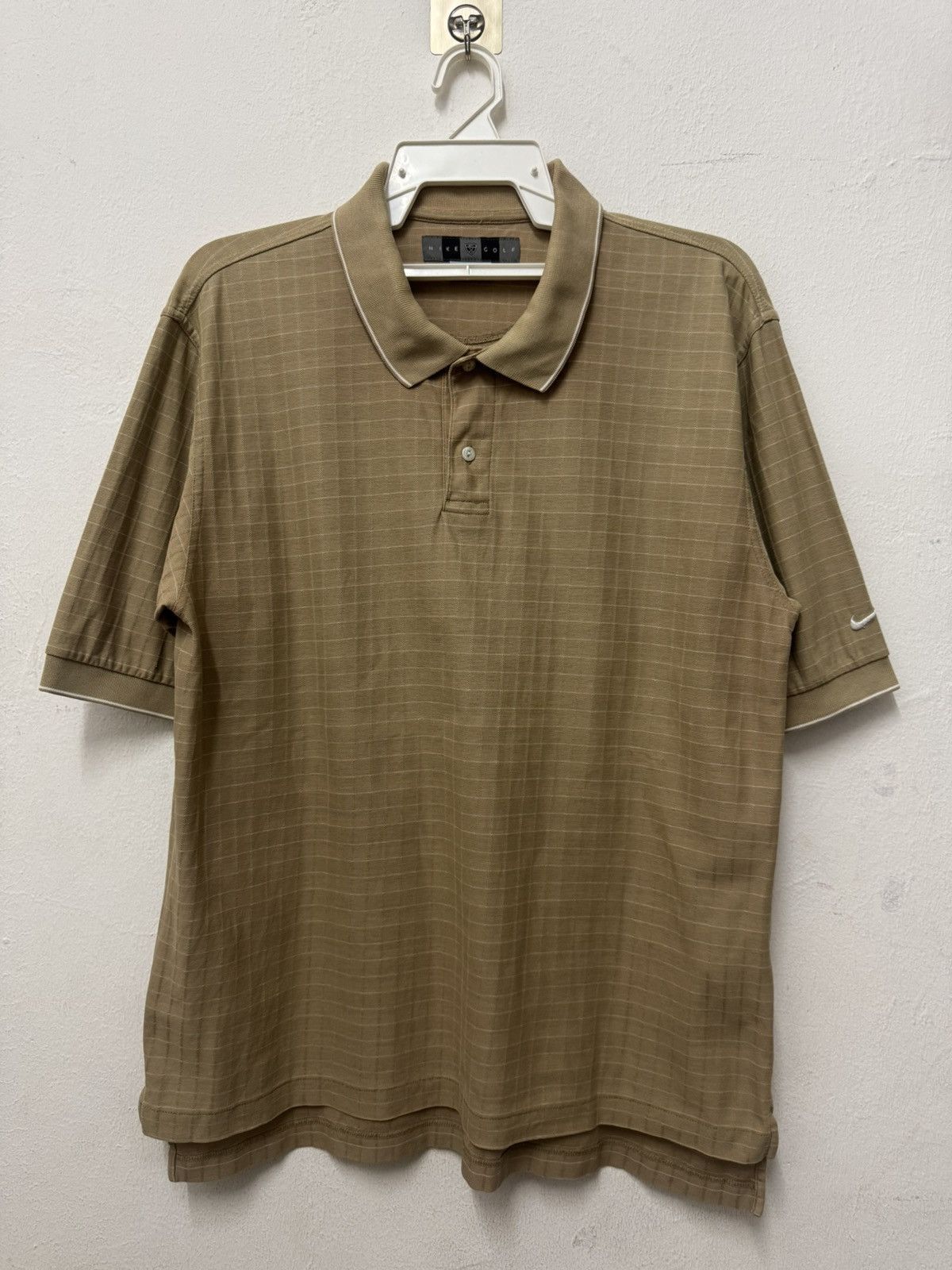 Nike Vintage Nike Tiger Woods Embroidered Logo Polo Stripes Shirt Size US L / EU 52-54 / 3 - 1 Thumbnail