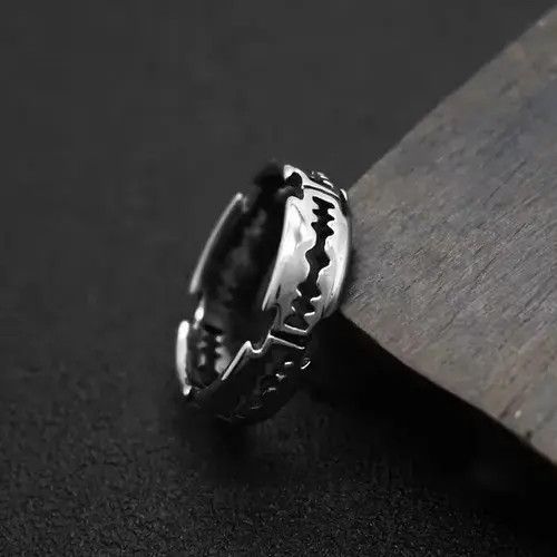 Jewelry Blade ring hip hop ring Size ONE SIZE - 2 Thumbnail