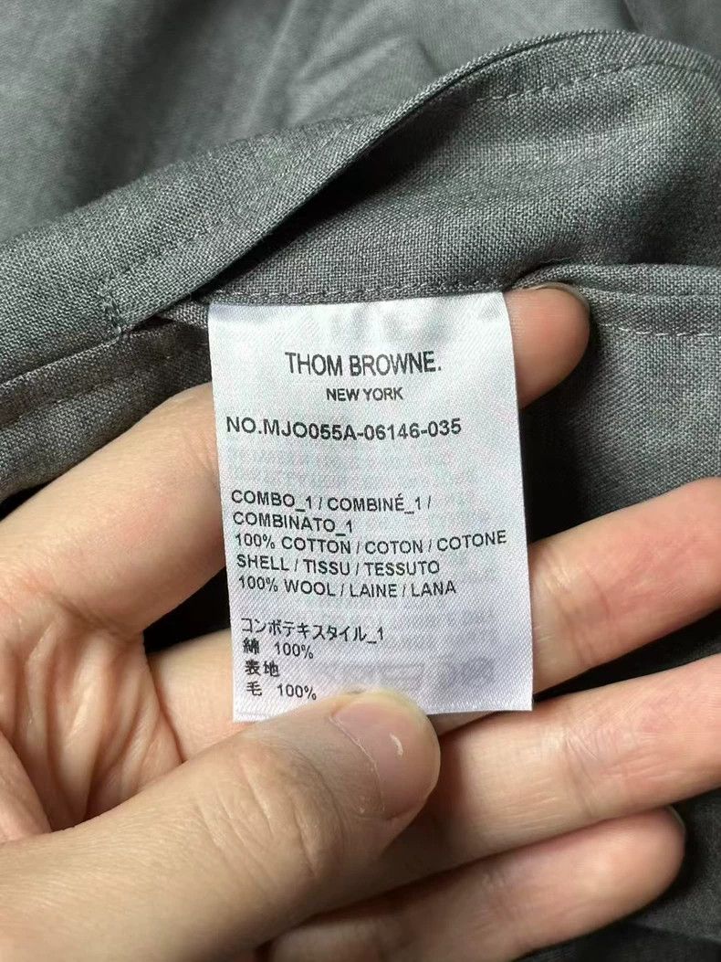 Thom Browne Thom Browne size5 A wool cardigan jacket Size US XXL / EU 58 / 5 - 4 Thumbnail