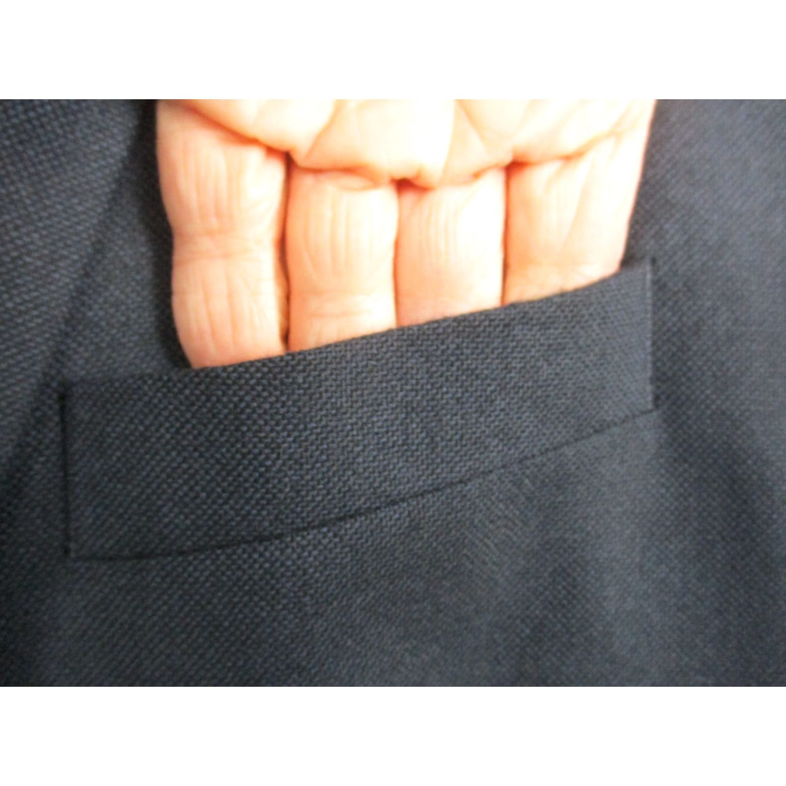 Brooks Brothers Brooks Brothers Makers 1818 Sport Coat Gray Wool 46R Blazer Mens (Jacket) Regular Notch Lapel Four-Button Vintage No? Size 46R - 2 Thumbnail