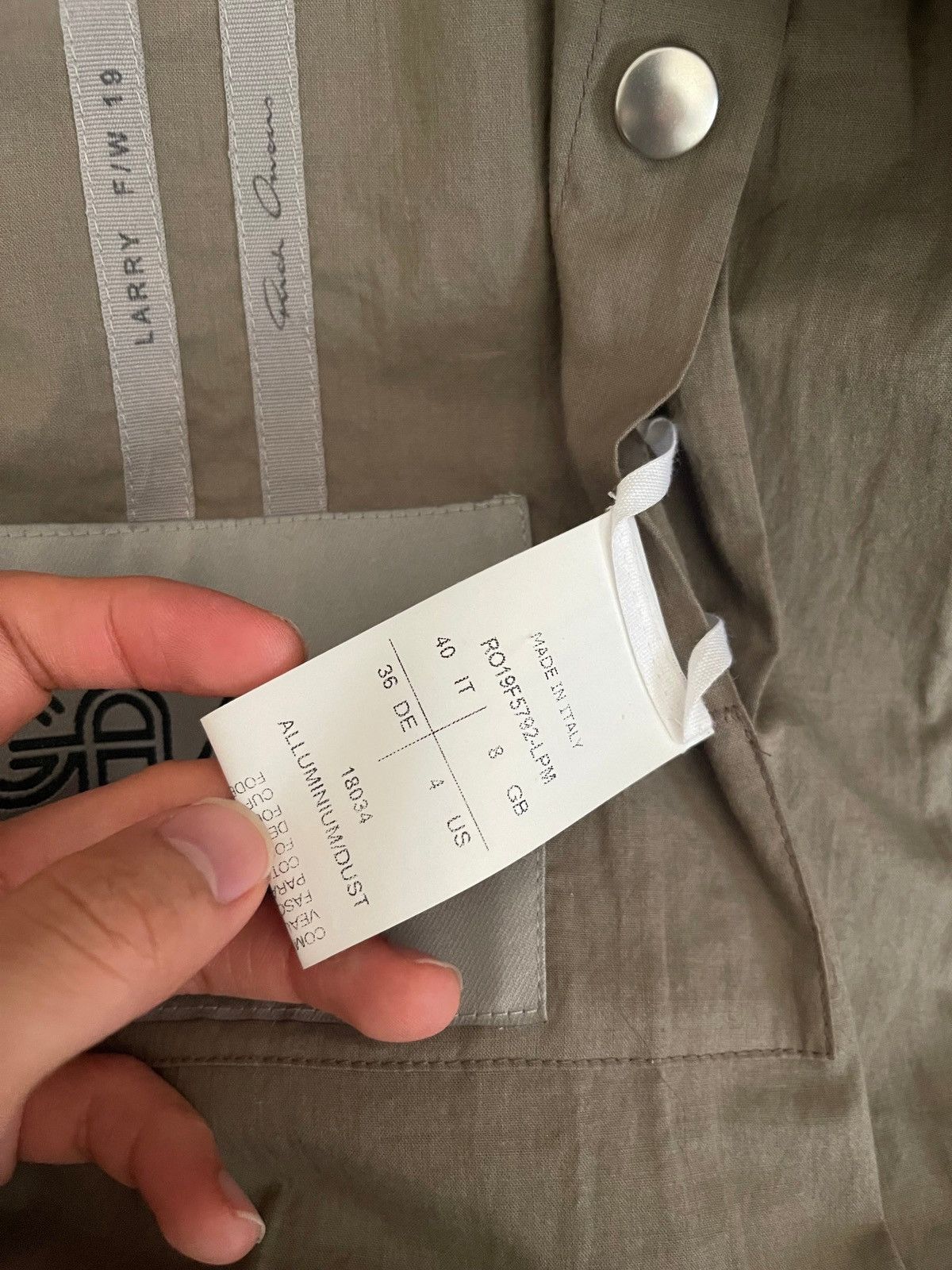 Rick Owens Rick Owen’s AW19 Larry zionic pony hair silver jacket Size US S / EU 44-46 / 1 - 5 Thumbnail