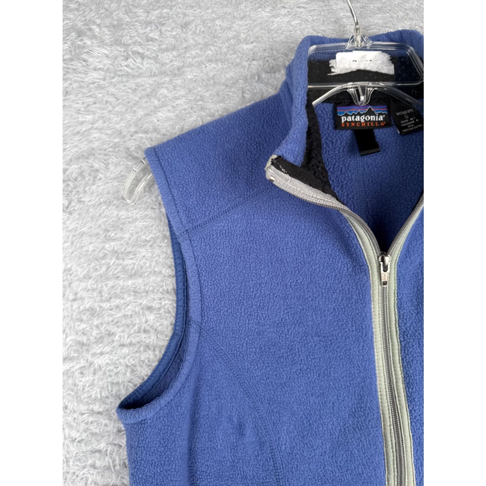 Patagonia VINTAGE Patagonia Vest Womens Small Purple Synchilla Polyester Fleece Full Zip Size S / US 4 / IT 40 - 3 Thumbnail