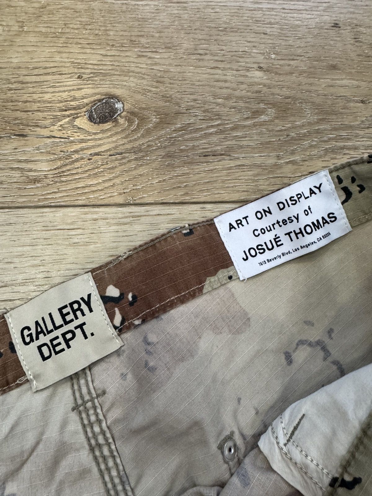 Gallery Dept. Gallery Dept Carpenter Camo Chocolate Chip Pants Size US 40 / EU 56 - 3 Thumbnail