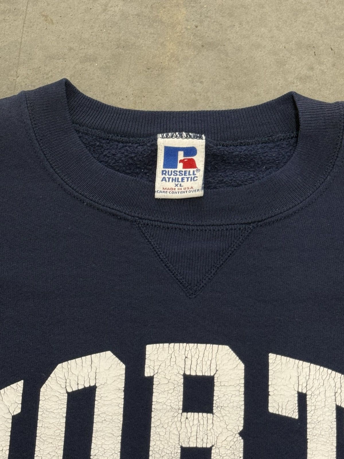 Russell Athletic 90s North Carolina Tar Heels RussellAthletic Navy Sweatshirt Size US XL / EU 56 / 4 - 3 Thumbnail