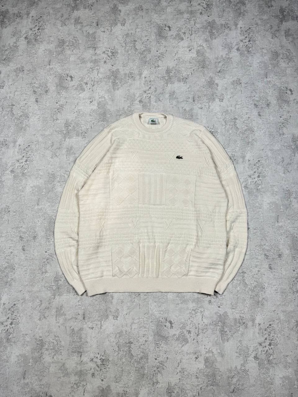 Lacoste Vintage Lacoste White Sweater Size 7 Size US XL / EU 56 / 4 - 1 Thumbnail