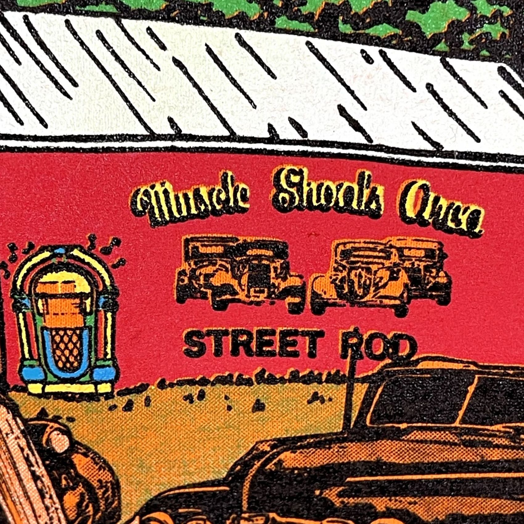 Gildan Gildan Shirt Mens XL Orange Muscle Shoals Street Rods Coca-Cola Show 2013 Tee Size US XL / EU 56 / 4 - 6 Thumbnail