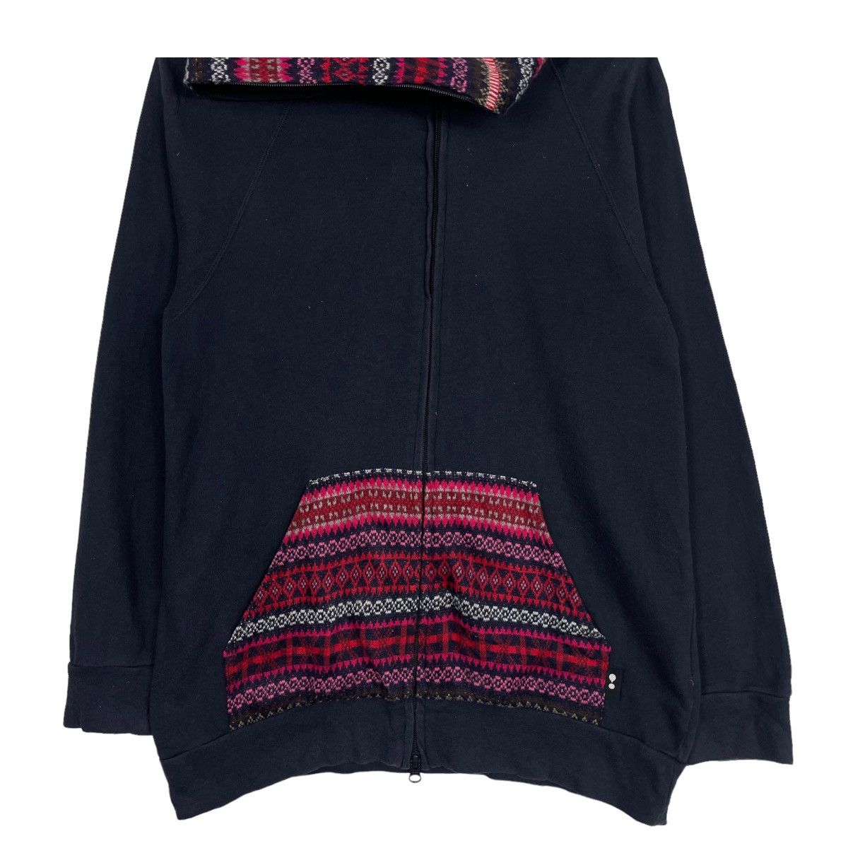 Issey Miyake × Japanese Brand × mercibeaucoup 💥MERCIBEAUCOUP by ISSEY MIYAKE NATIVE HOODIE SWEATER Size US M / EU 48-50 / 2 - 5 Thumbnail